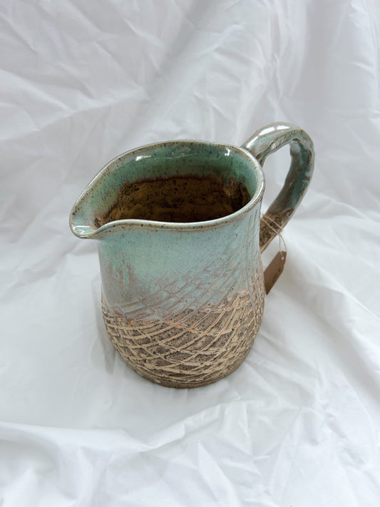 Hand carved water pitcher | Prairie Dusk