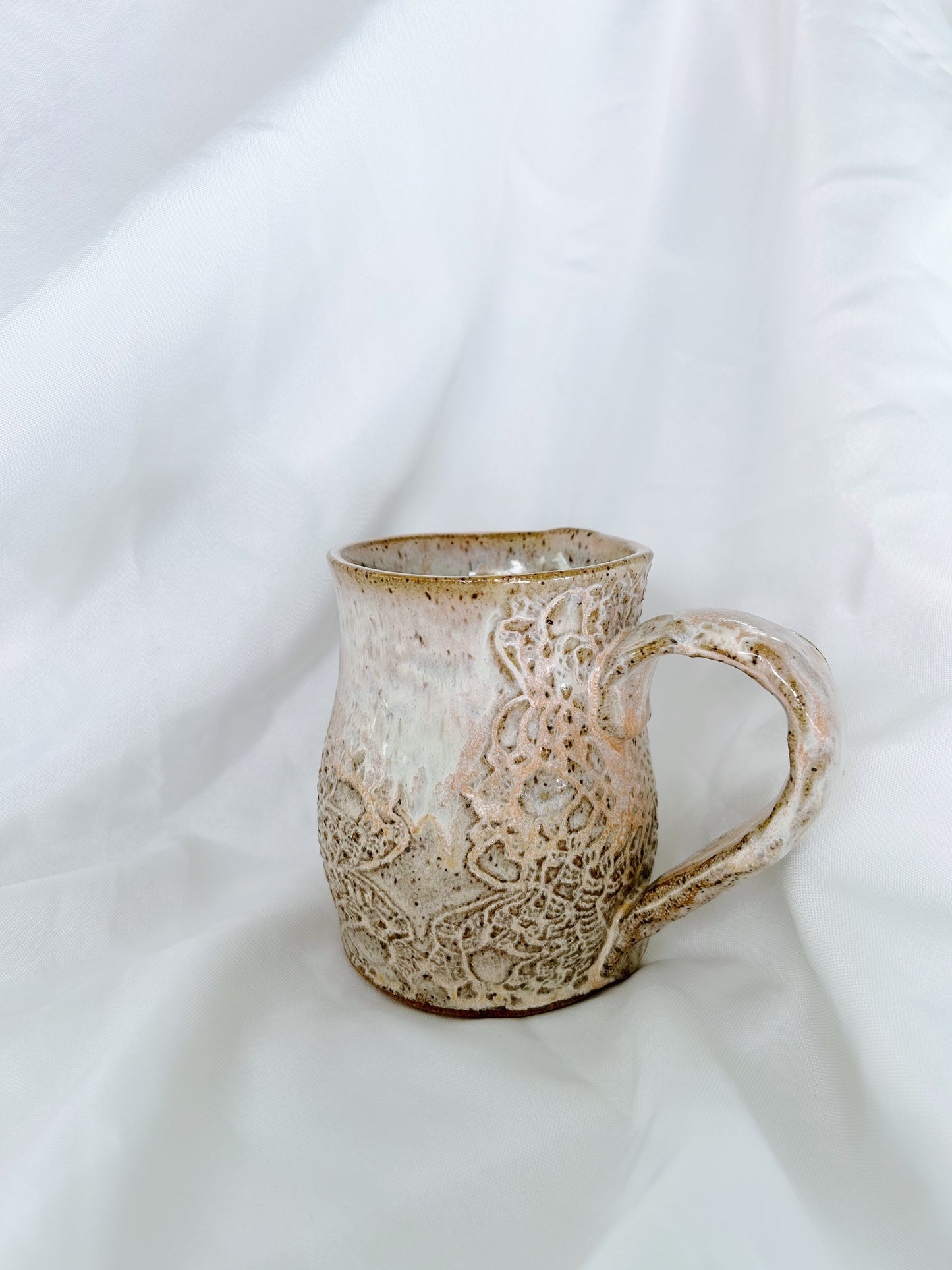 Chunky lace mug | harvest sky
