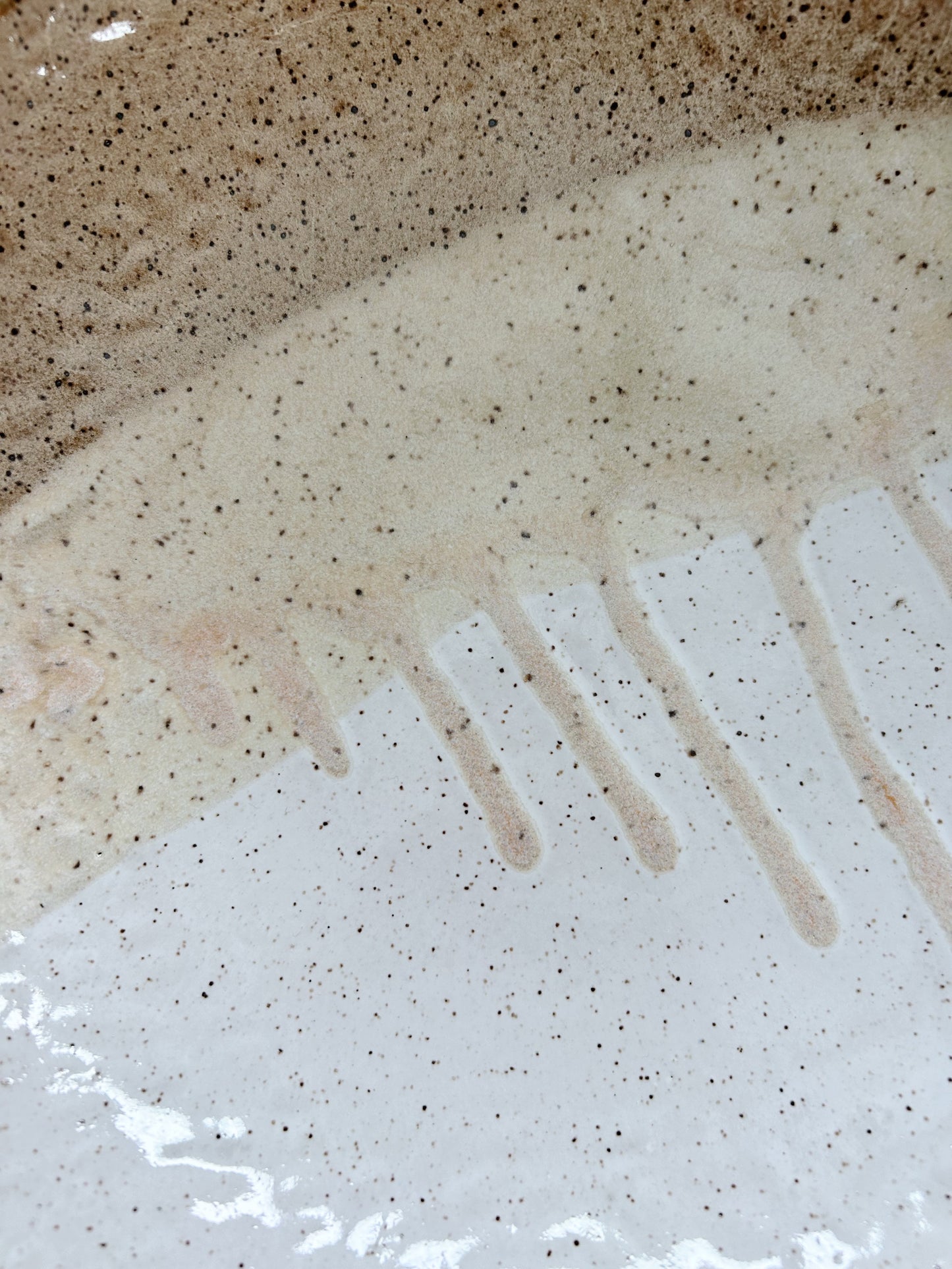 Shallow pasta serving bowl