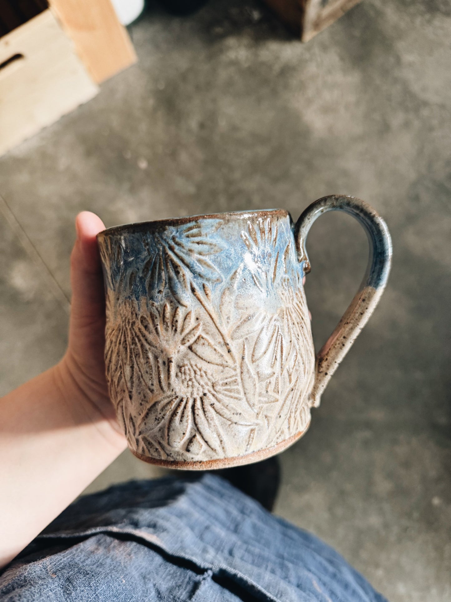 Prairie sunset cone flower mug image 2