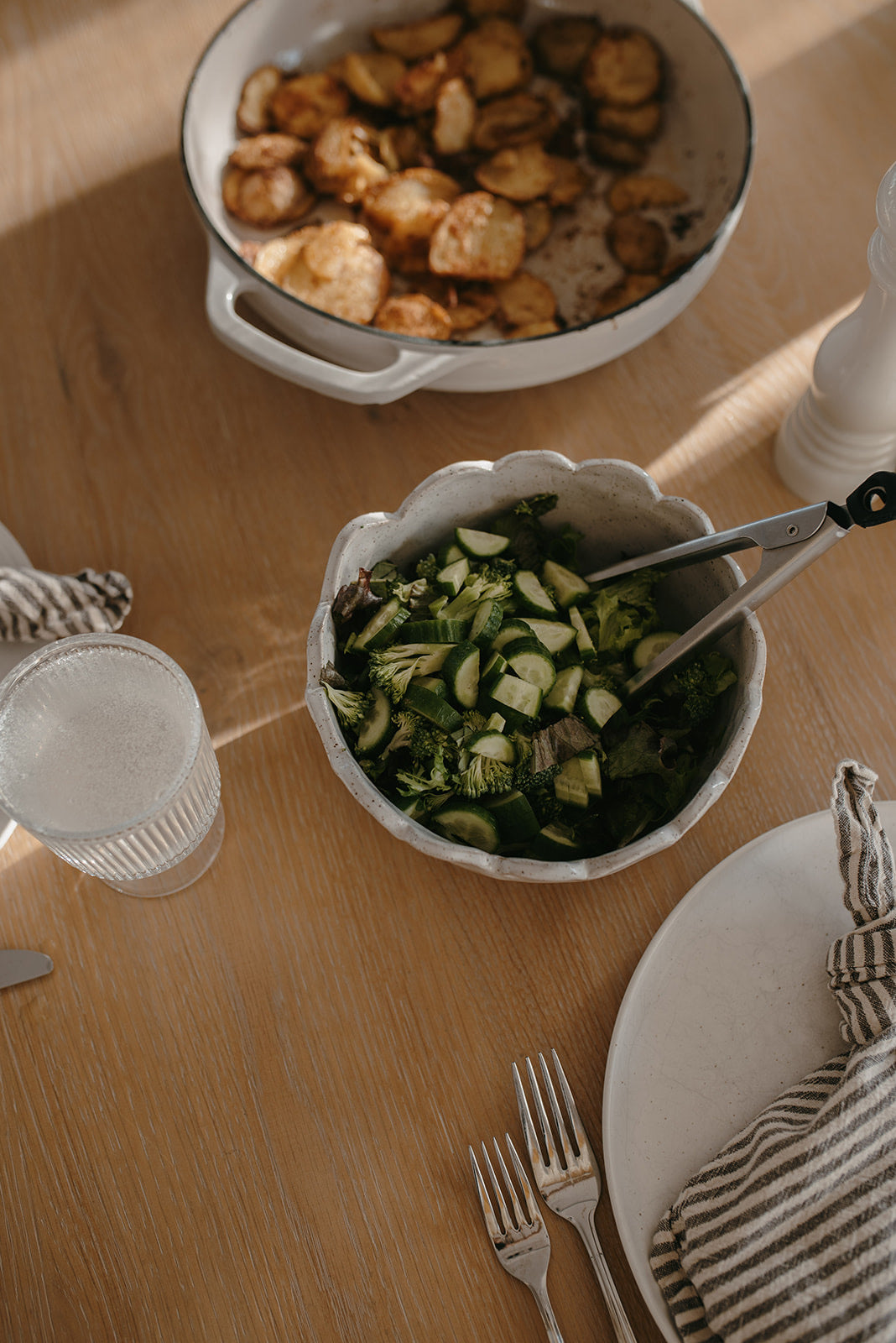 PREORDER - Nesting scalloped bowls