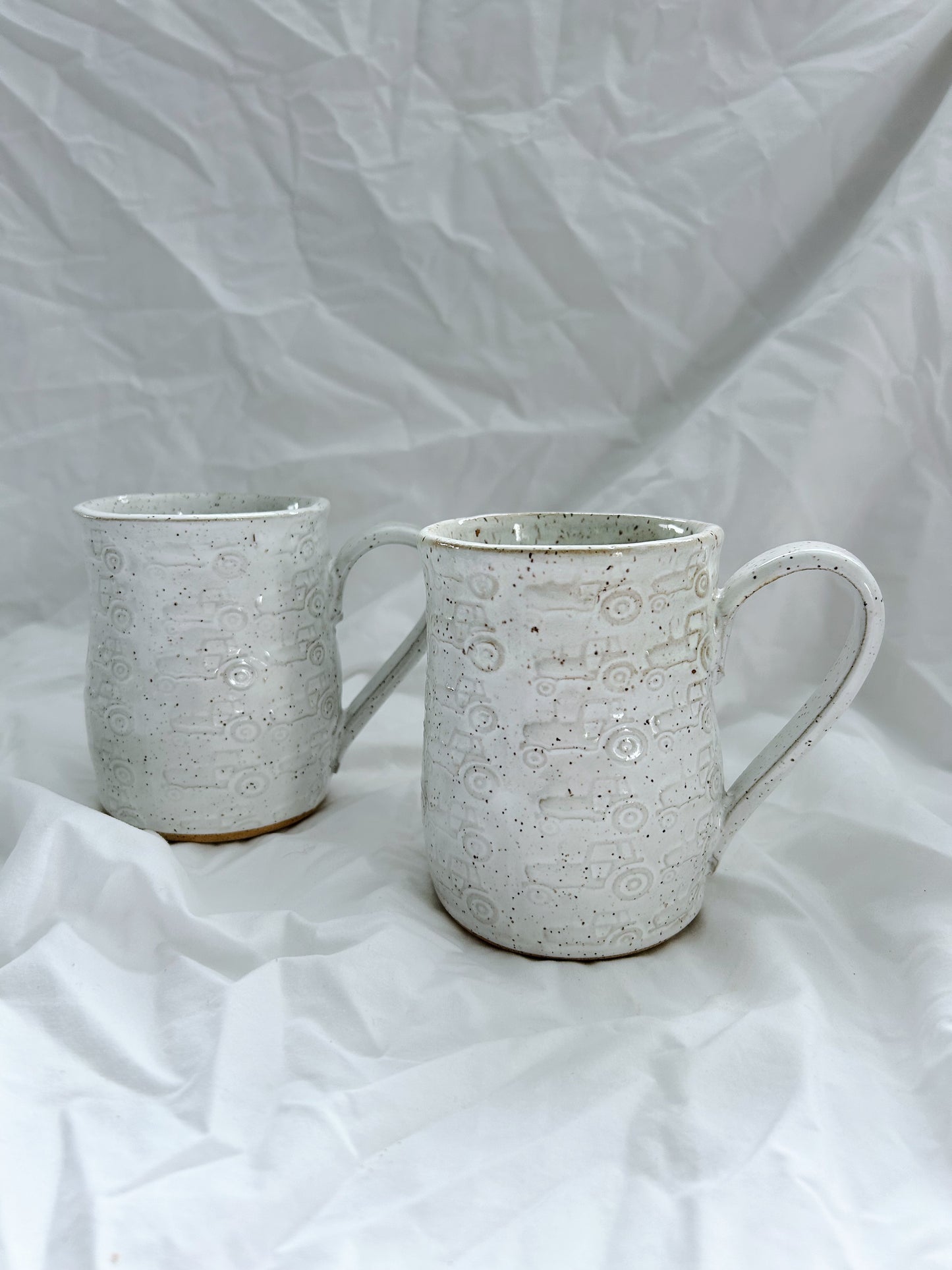 Large Tractor Mug | White