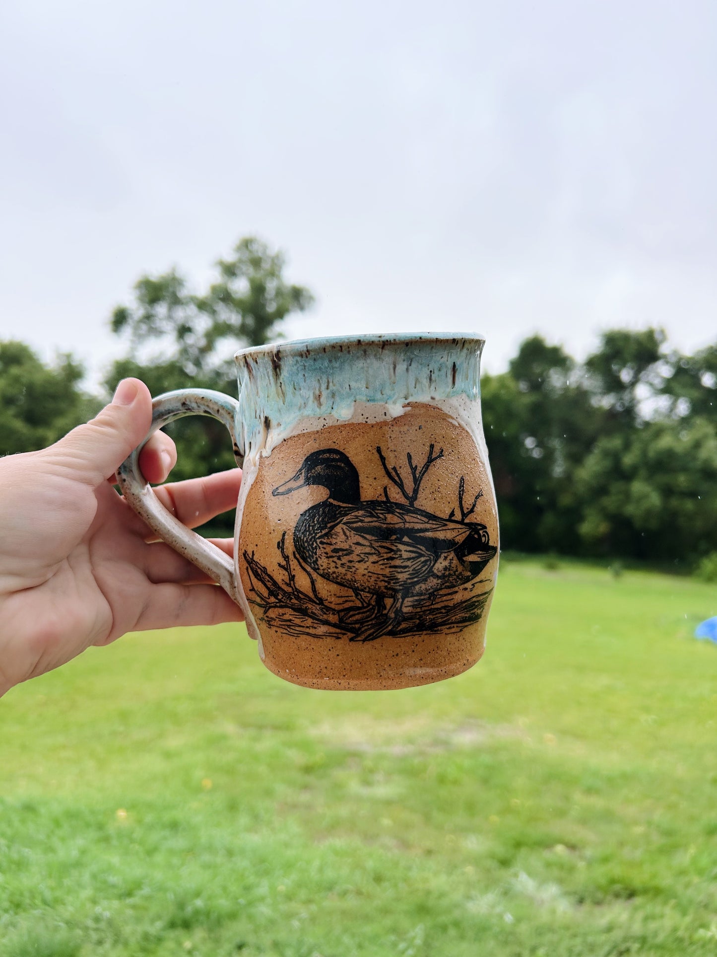 Duck mug | Quail egg
