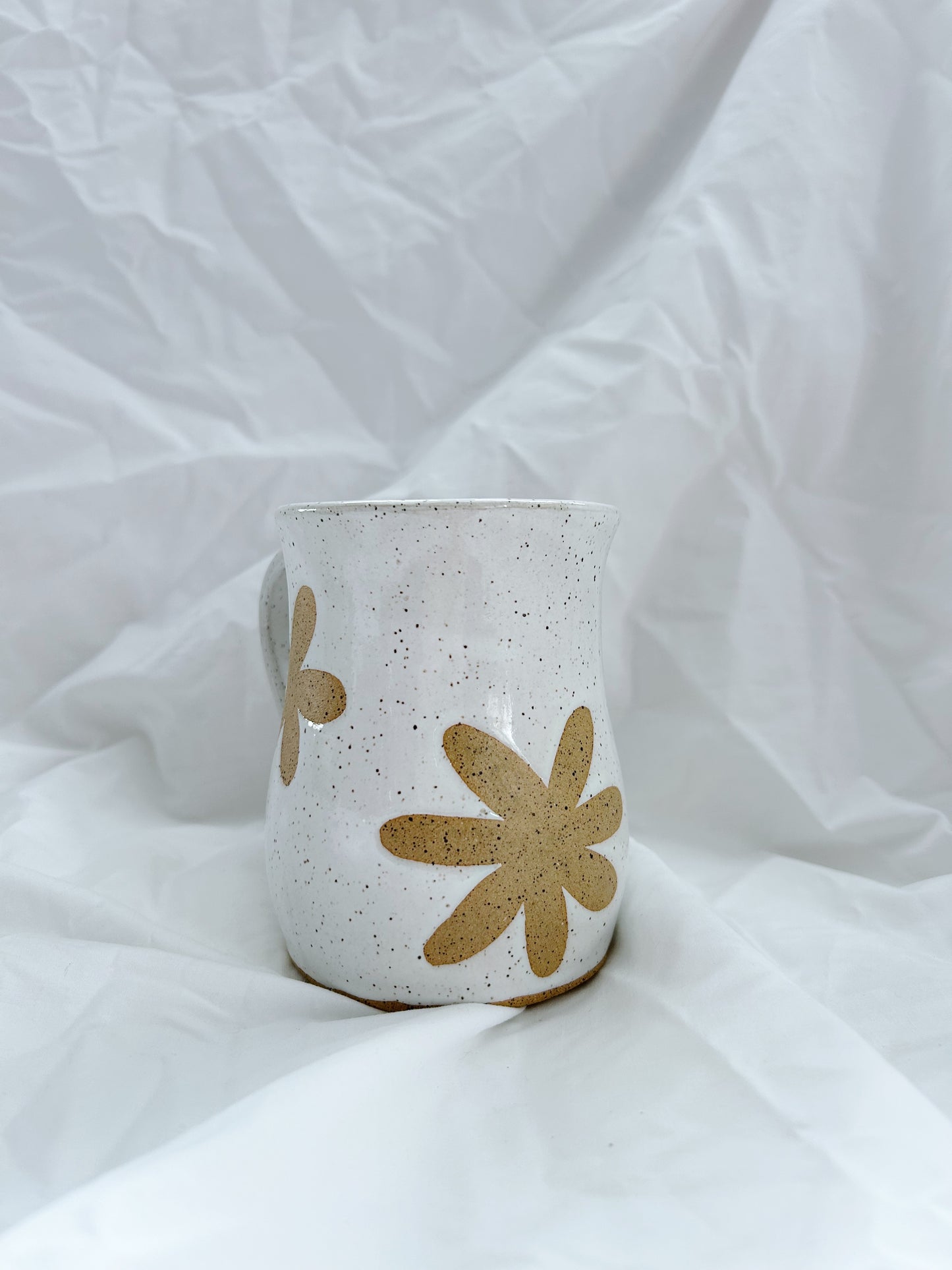 Simple floral mug