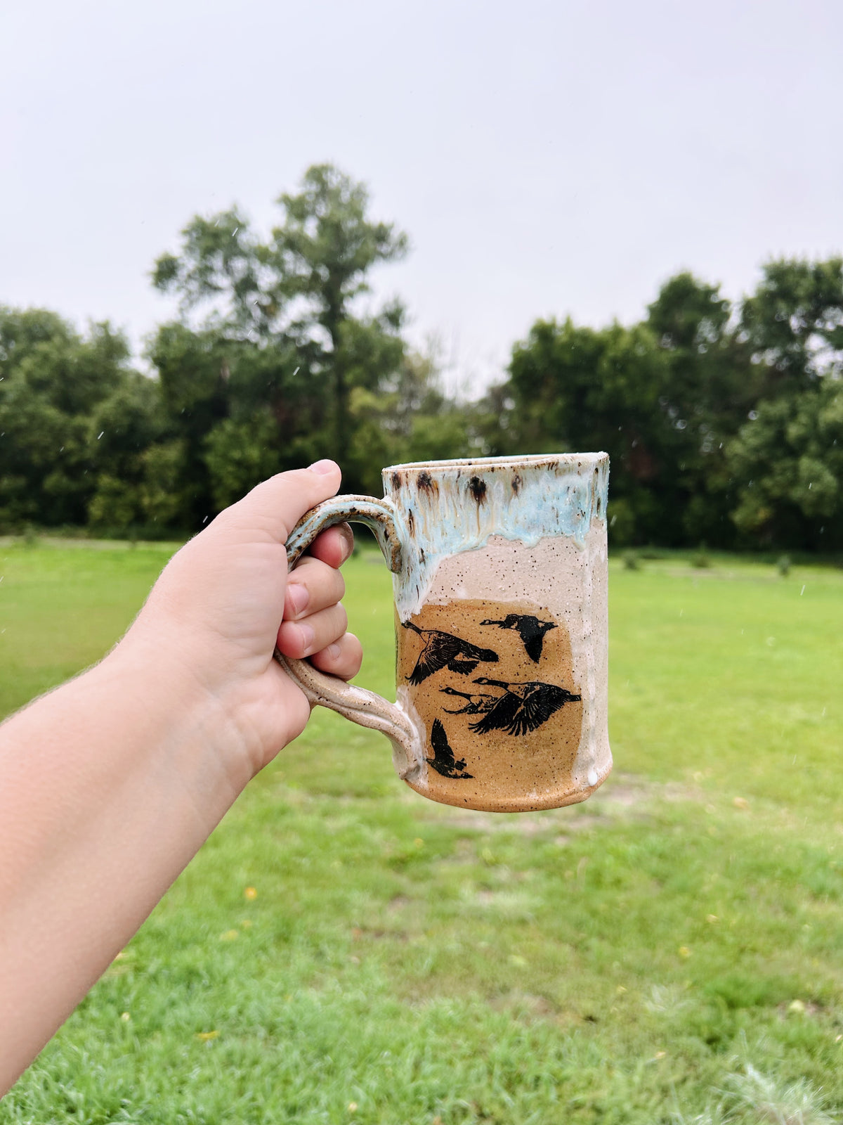 Canada geese mug | Quail egg
