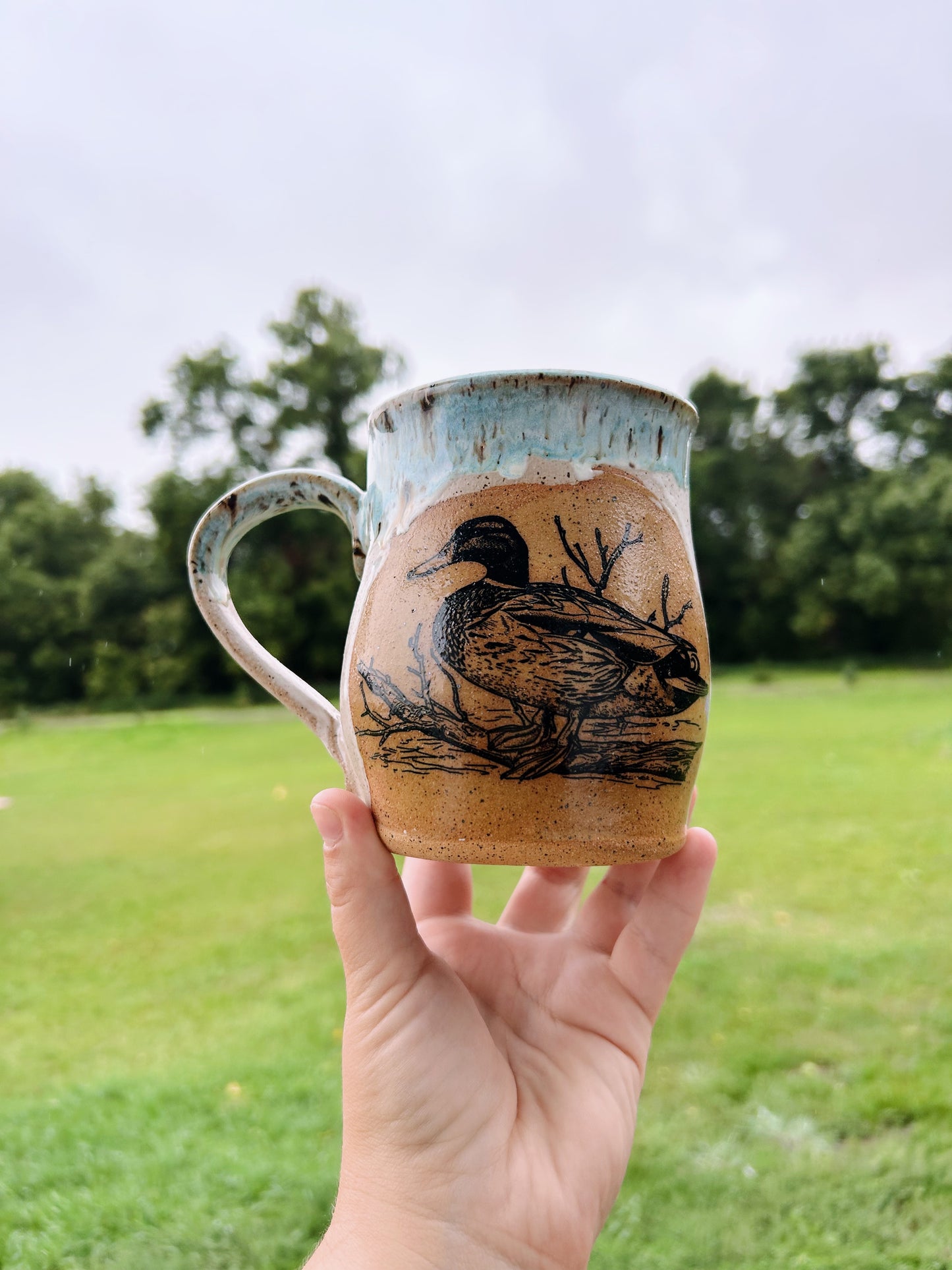 Duck mug | Quail egg