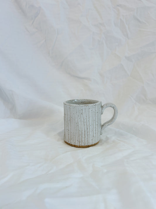 Carved mini mug