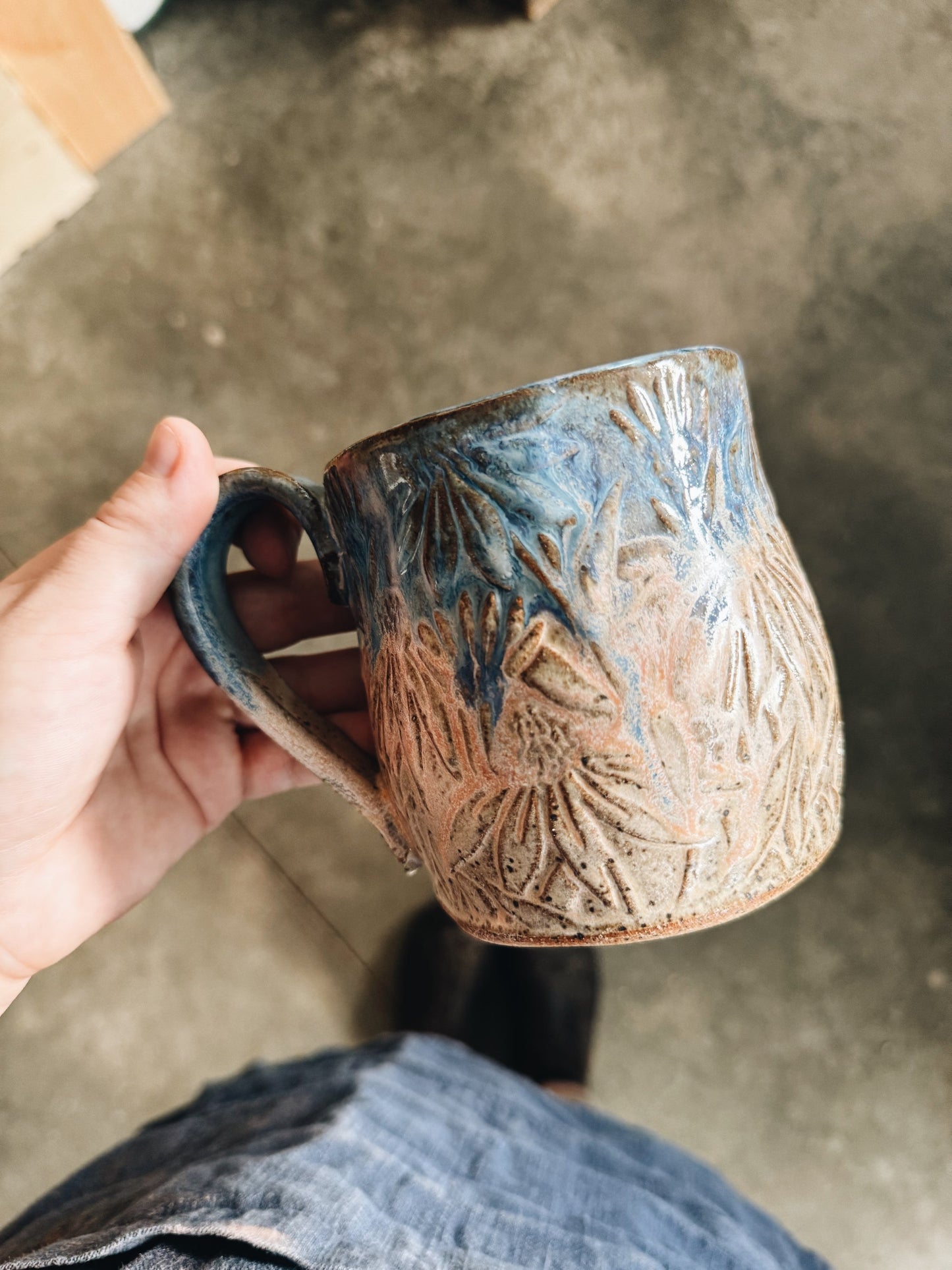 Prairie sunset cone flower mug  image 0