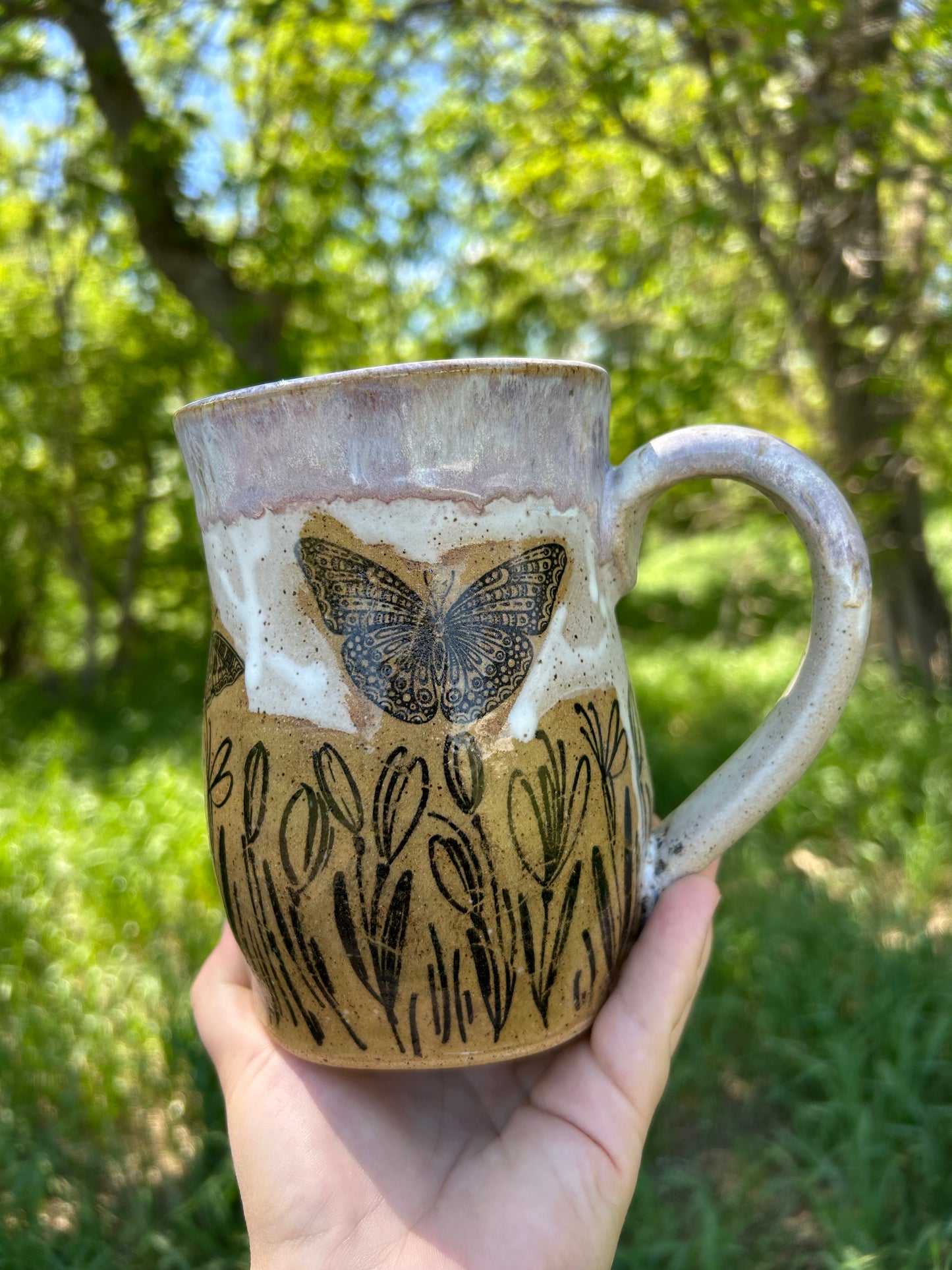 XL lavender mug