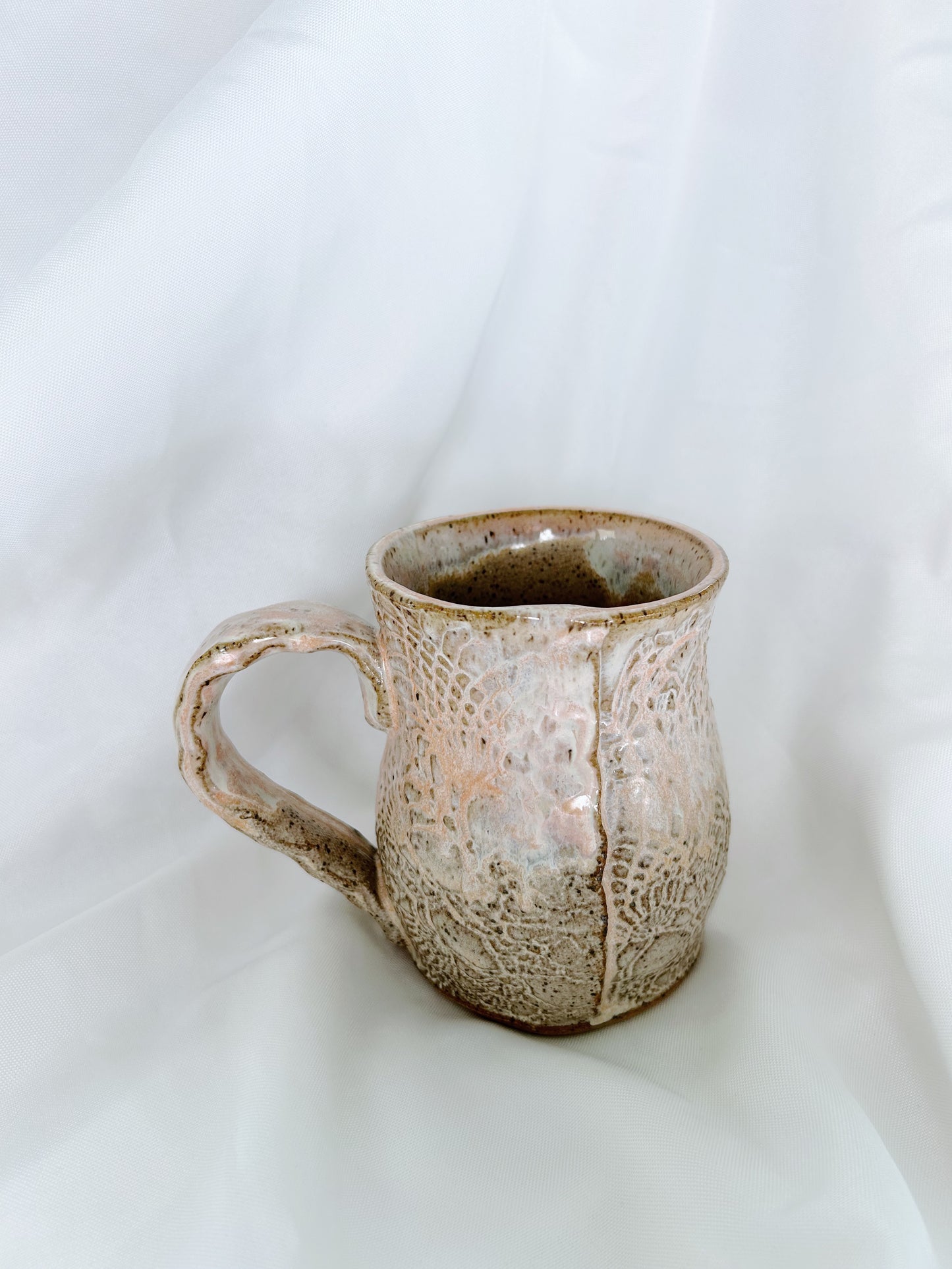 Chunky lace mug | harvest sky