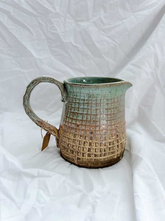 Hand carved water pitcher | Prairie Dusk