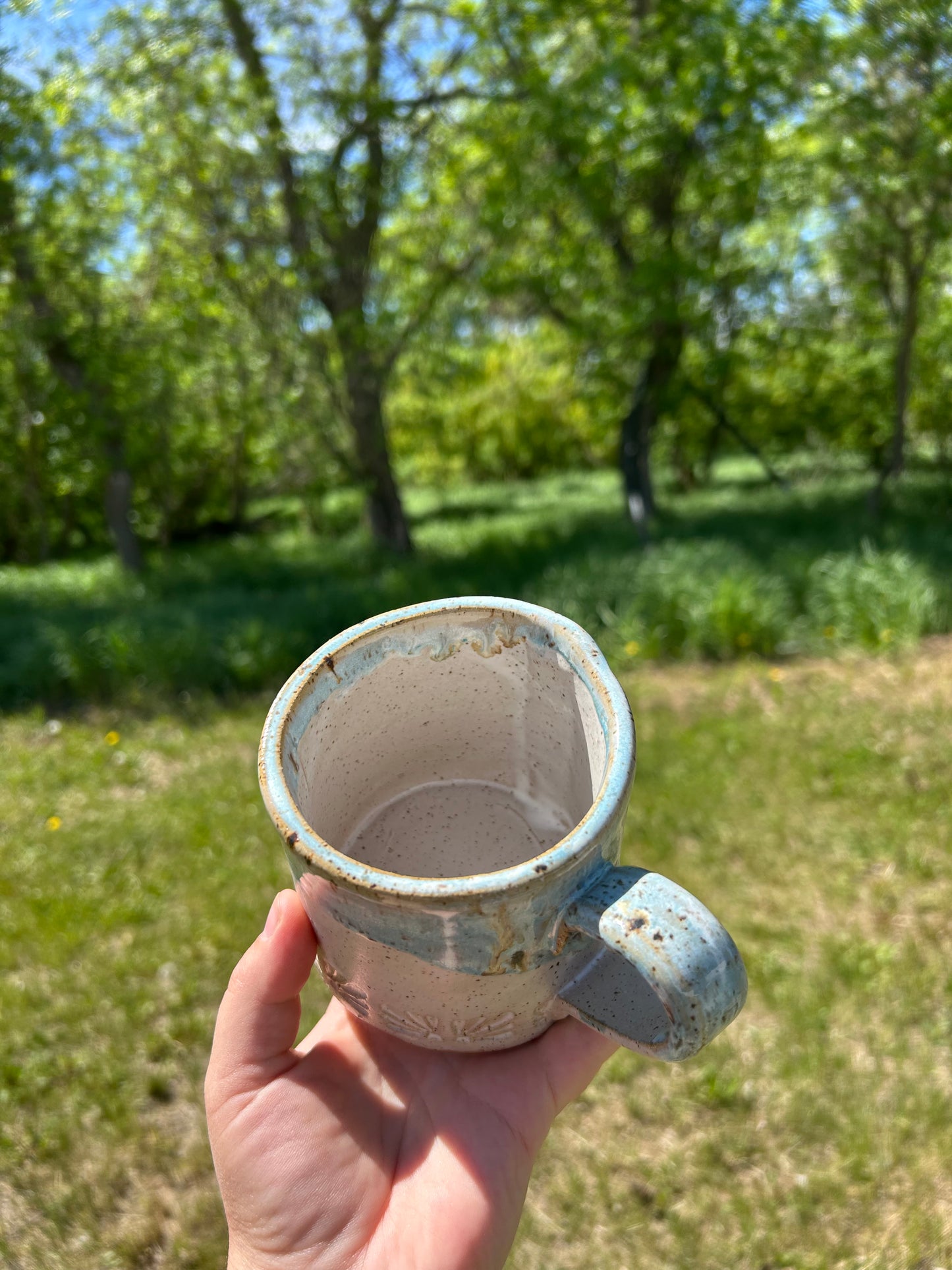 Stamped mug | Quail egg