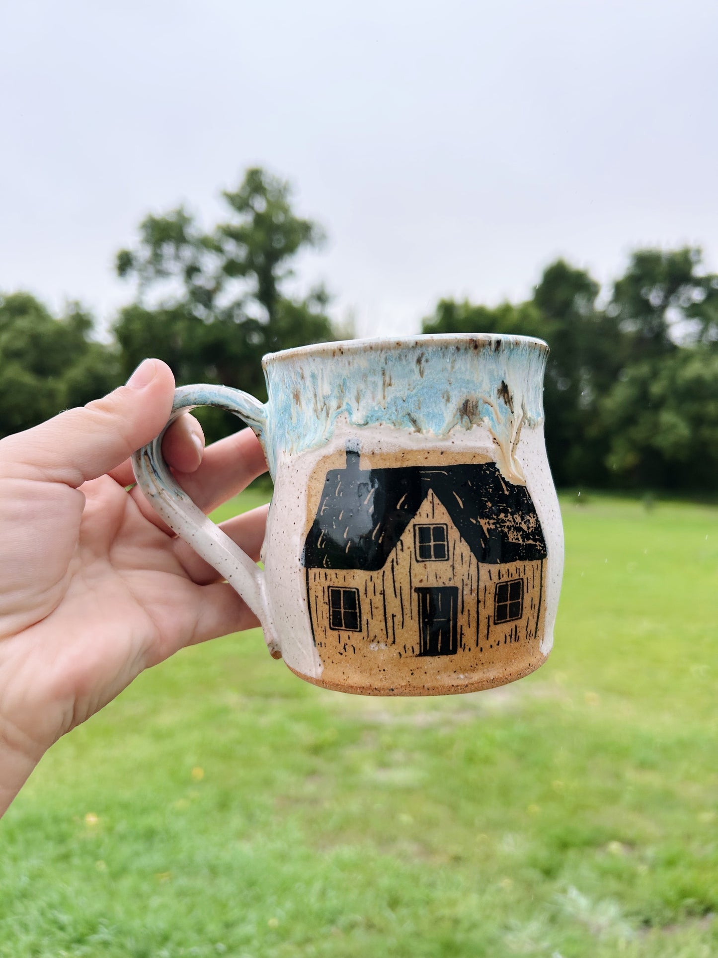 Little house on the Praire mug| quail egg