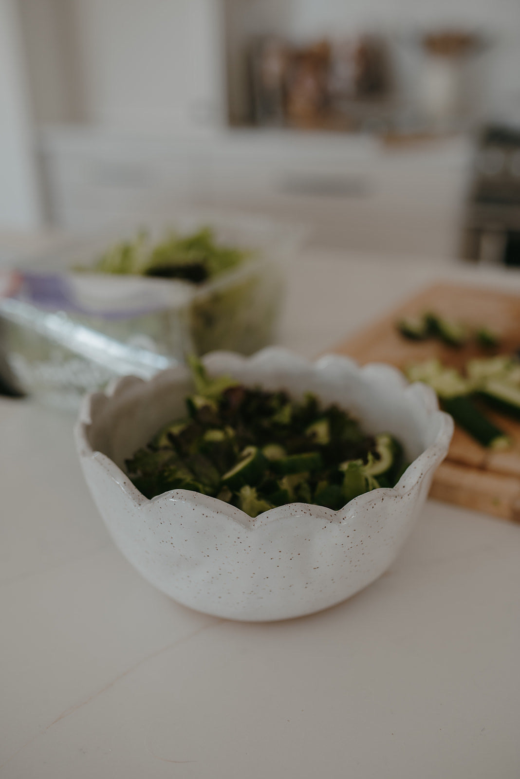 PREORDER - Nesting scalloped bowls
