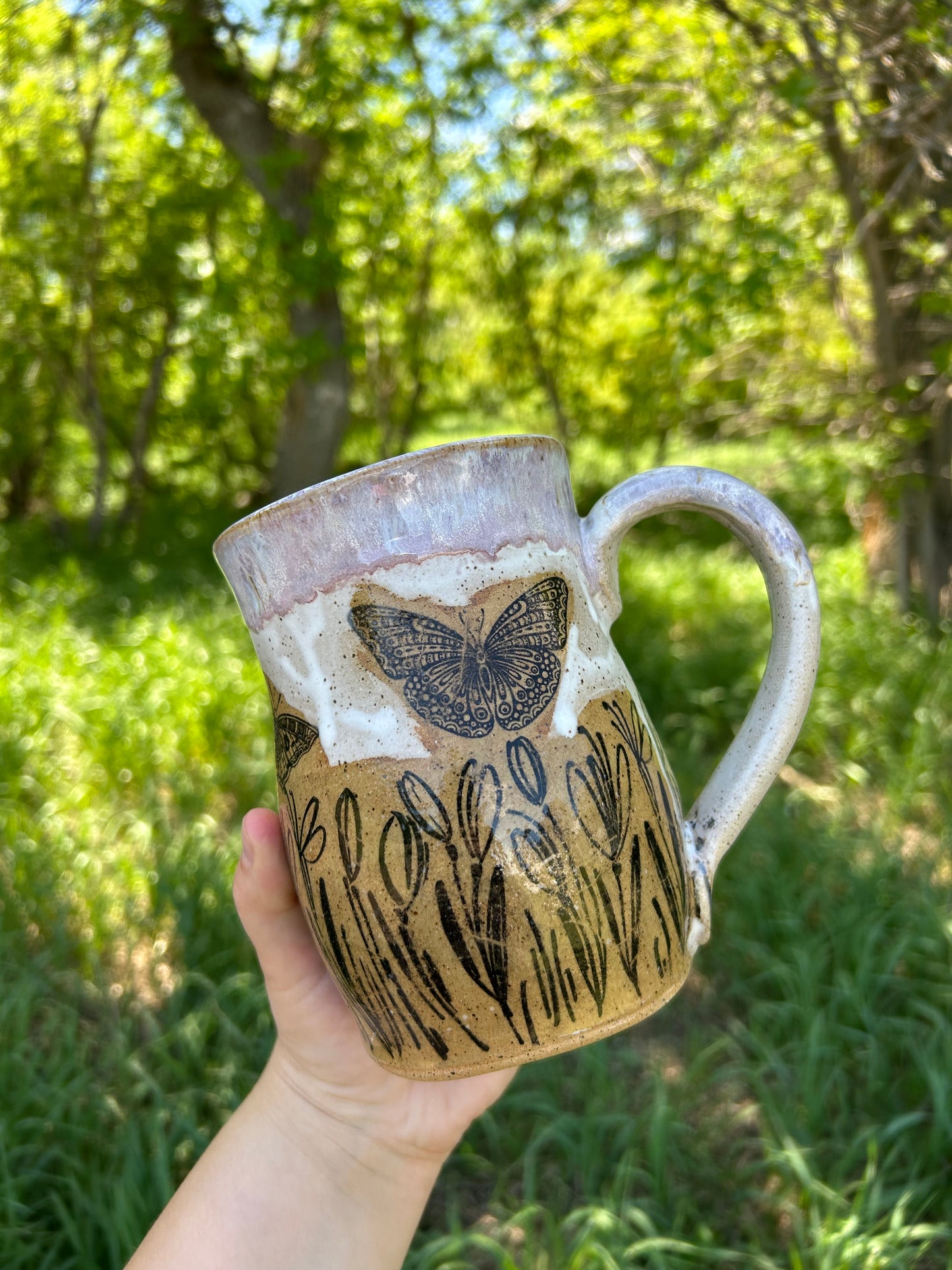 XL lavender mug
