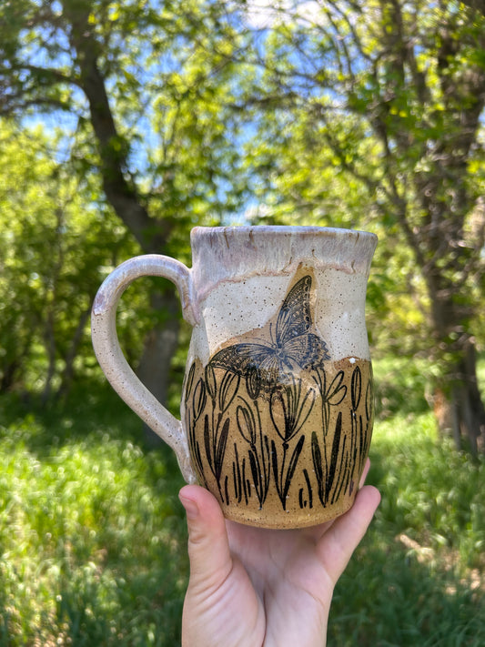 XL lavender mug