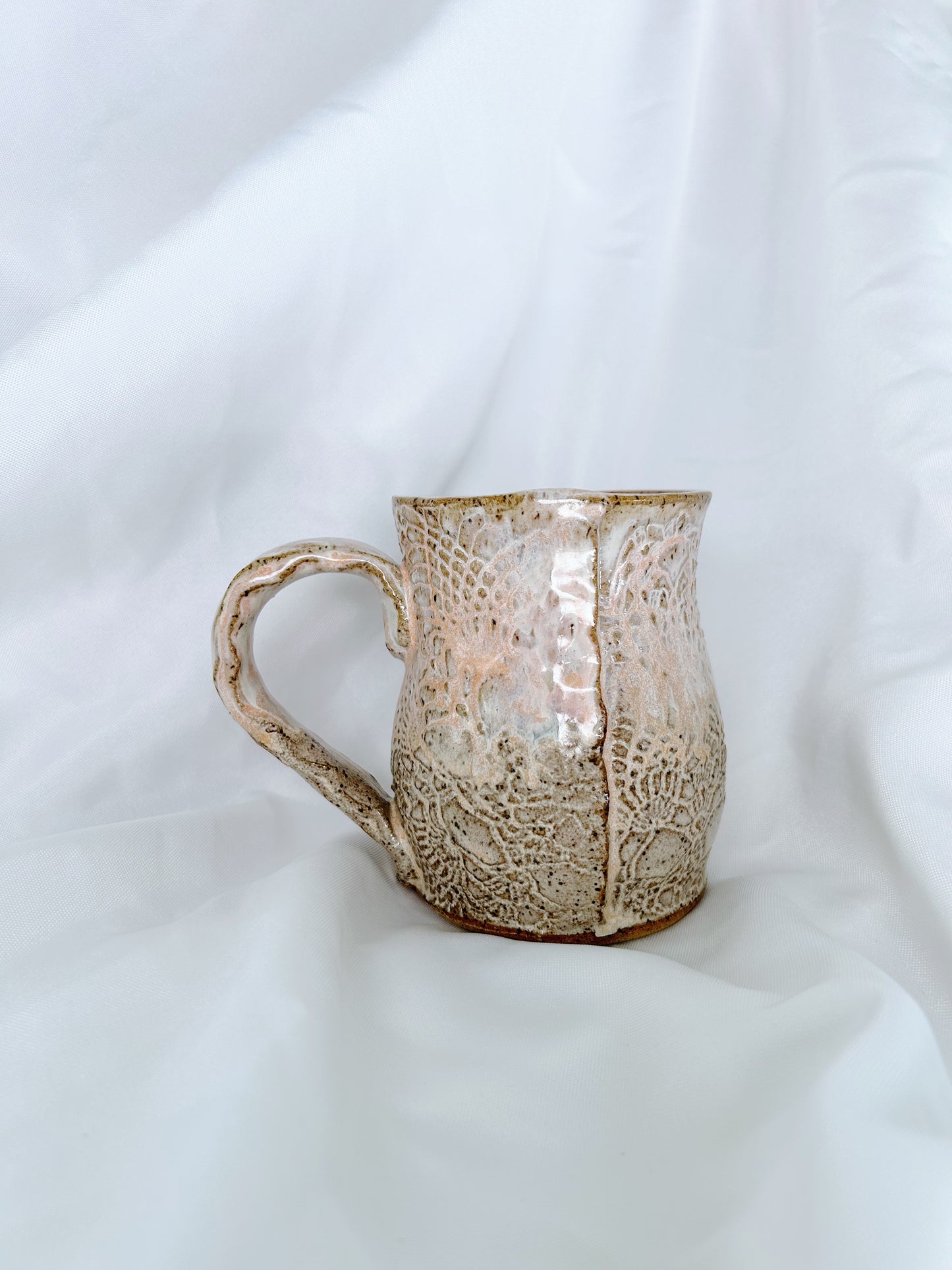 Chunky lace mug | harvest sky