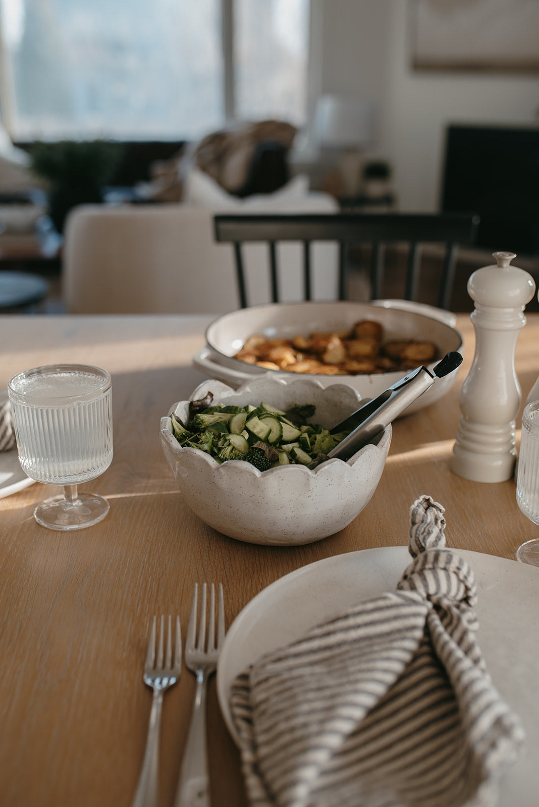 PREORDER - Nesting scalloped bowls