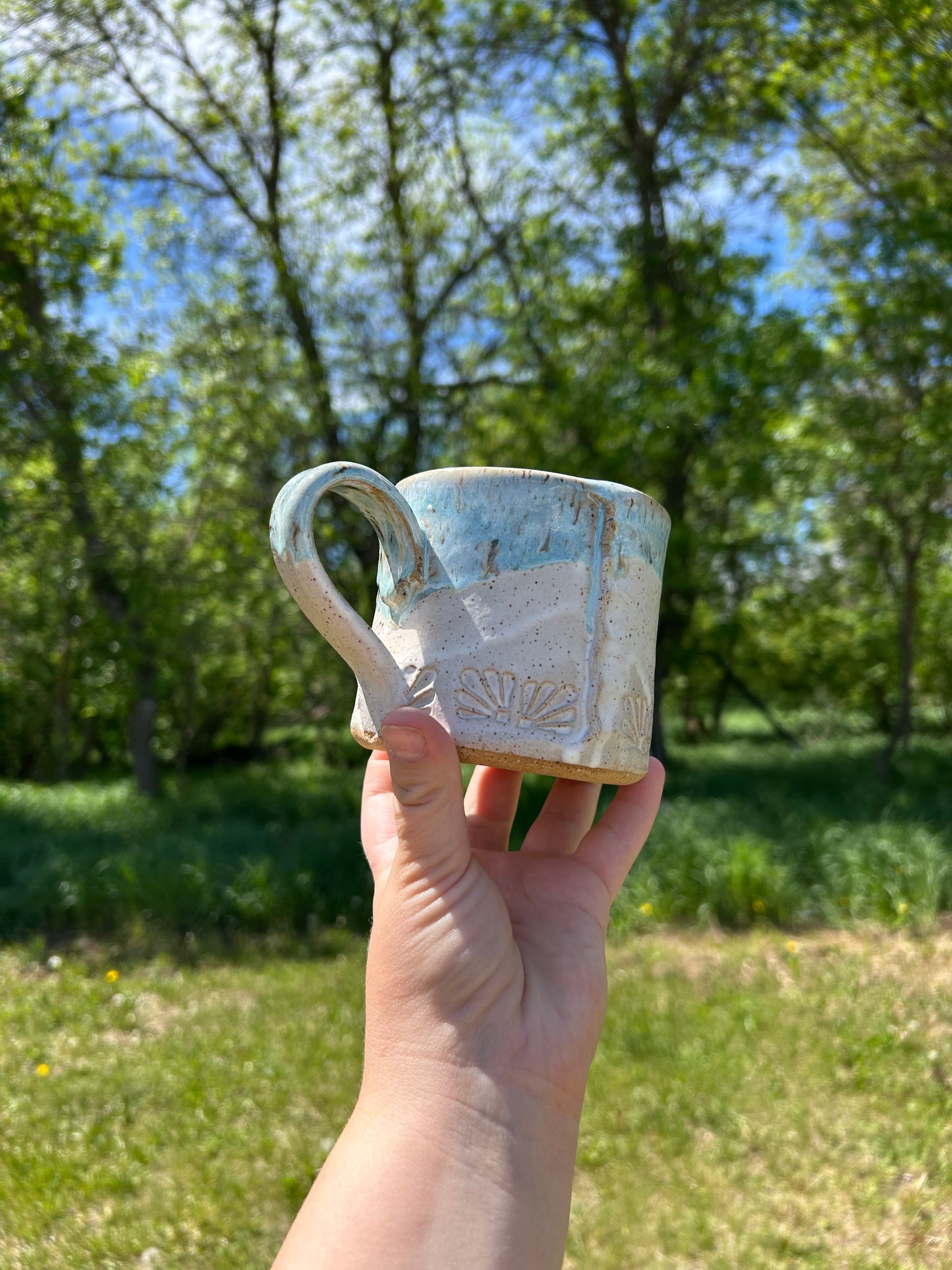 Stamped mug | Quail egg