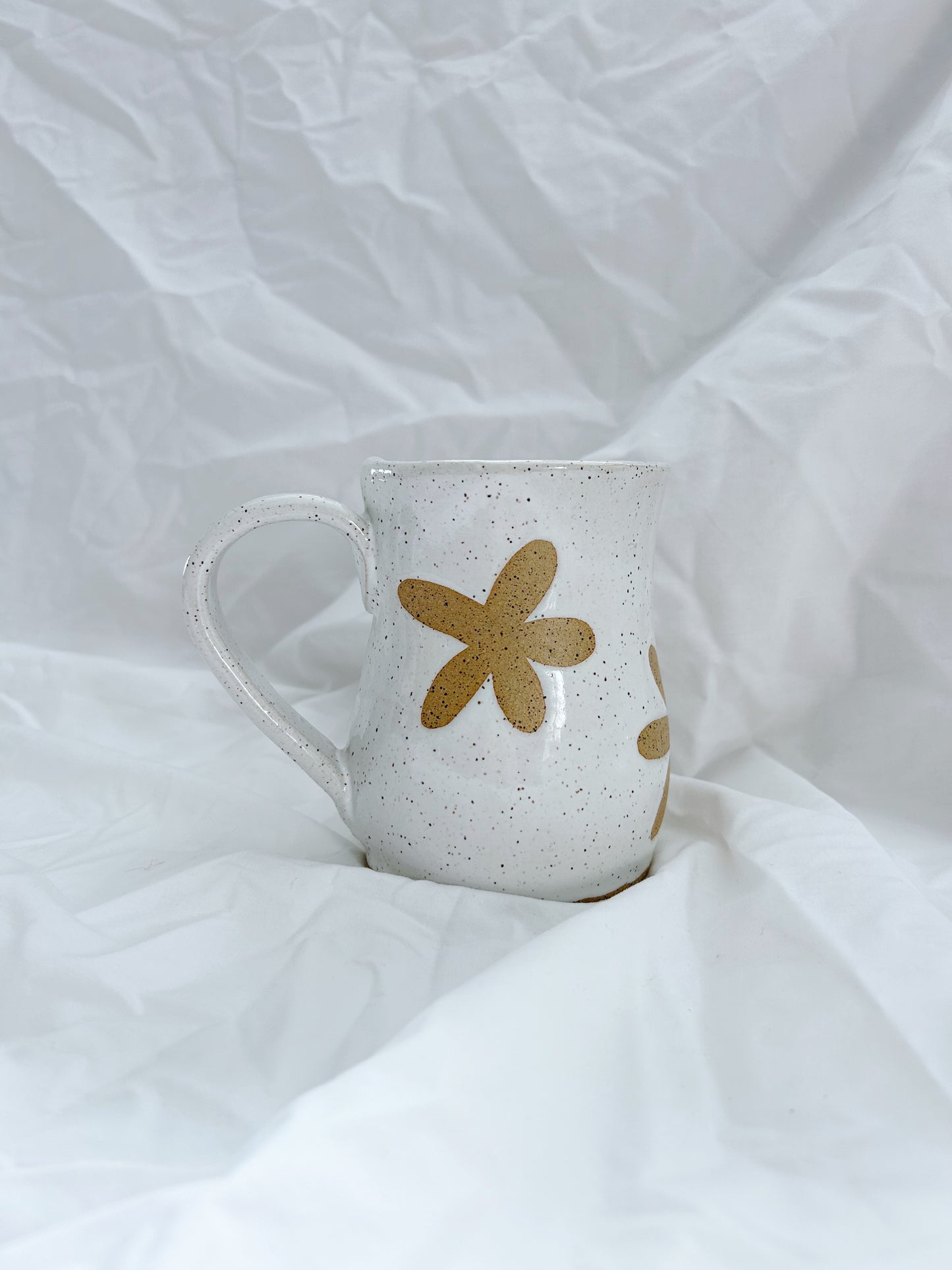Simple floral mug