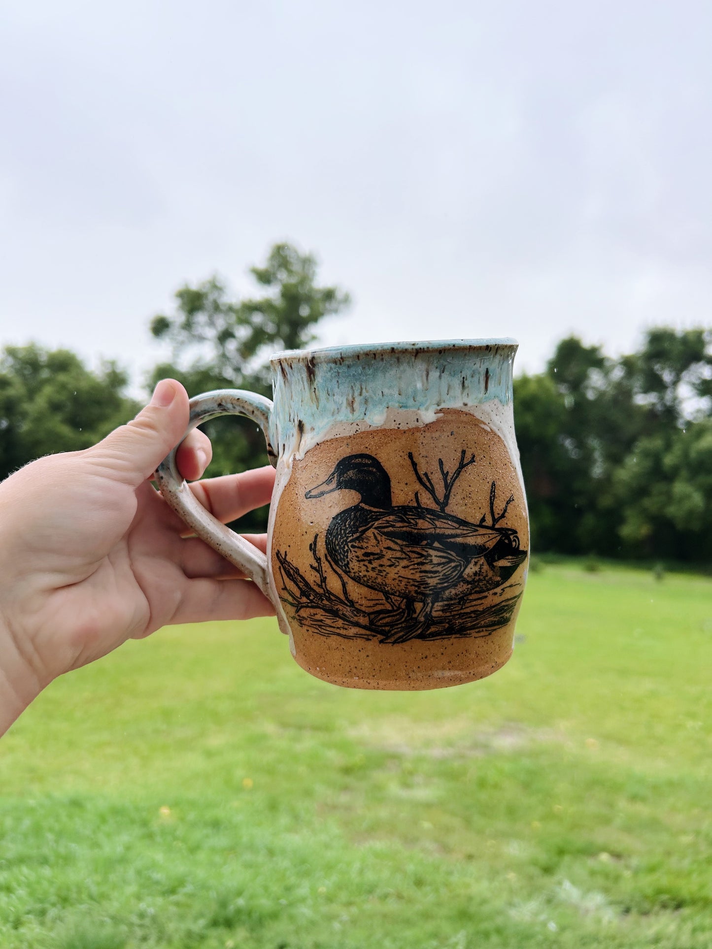 Duck mug | Quail egg