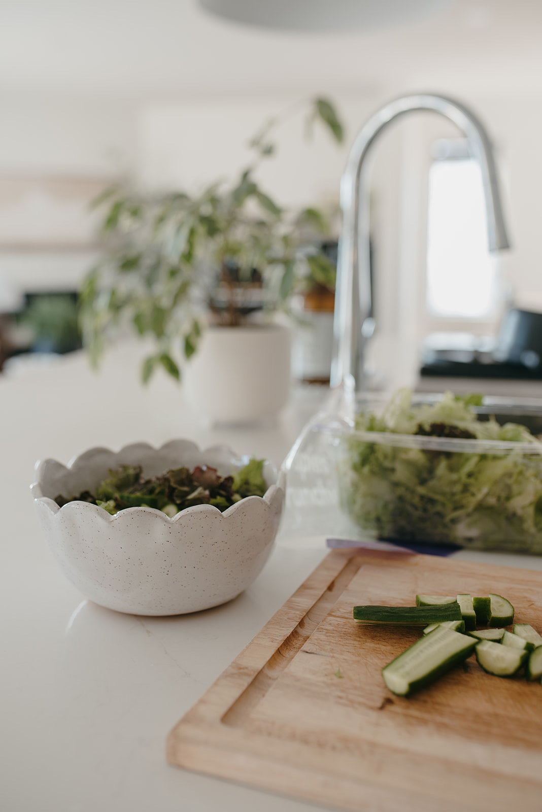 PREORDER - Nesting scalloped bowls