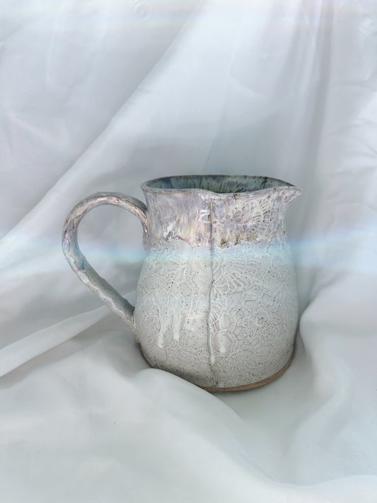 Lace water pitcher| lavender mist