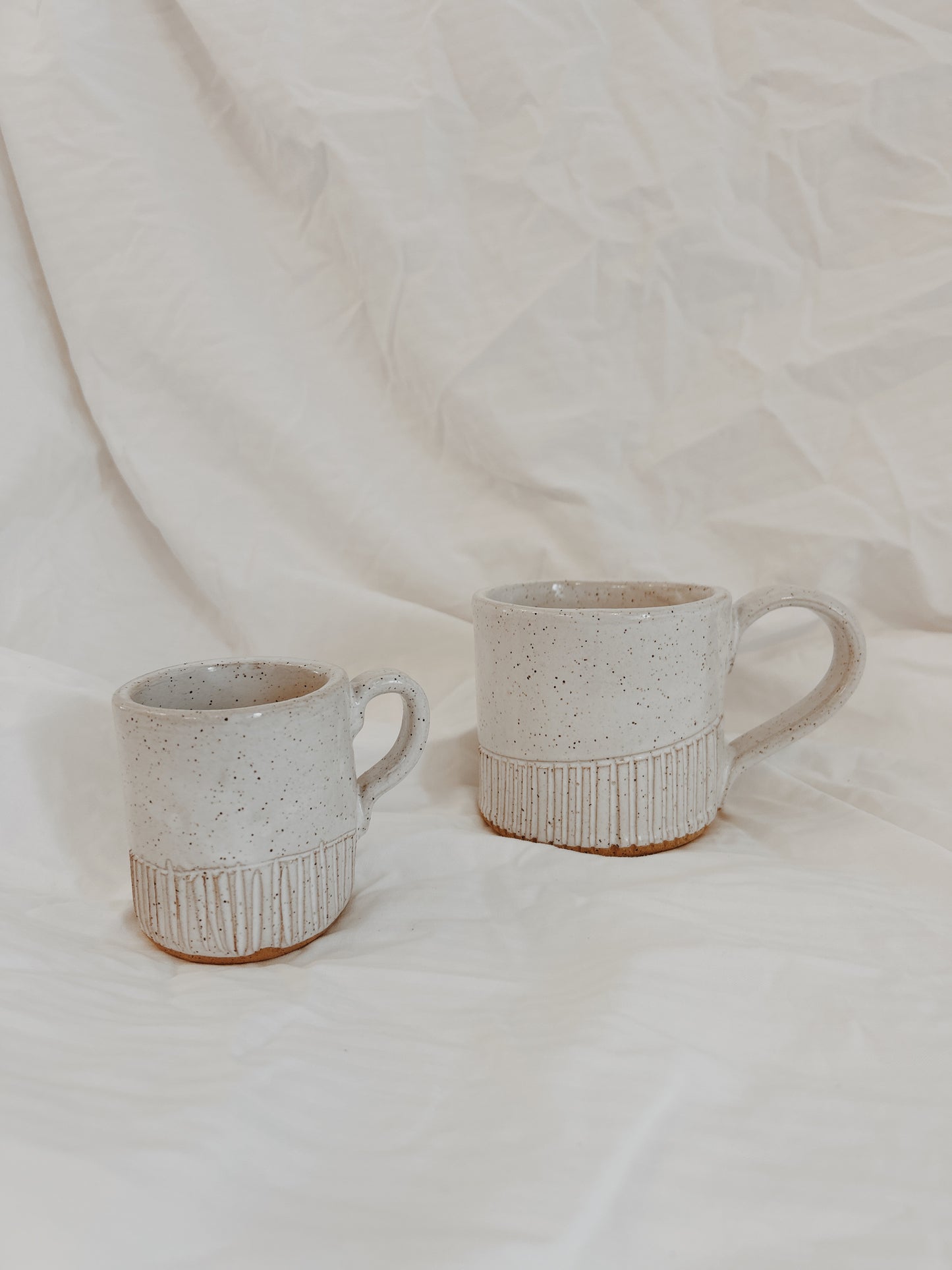 Carved mini mug