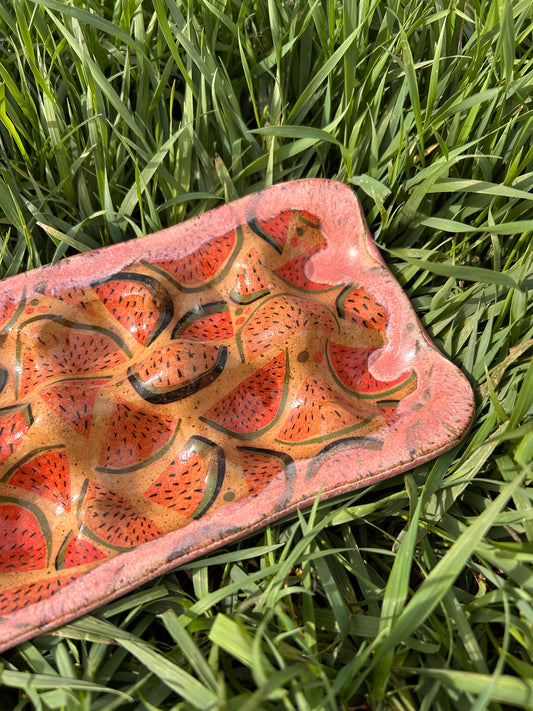 Watermelon egg tray