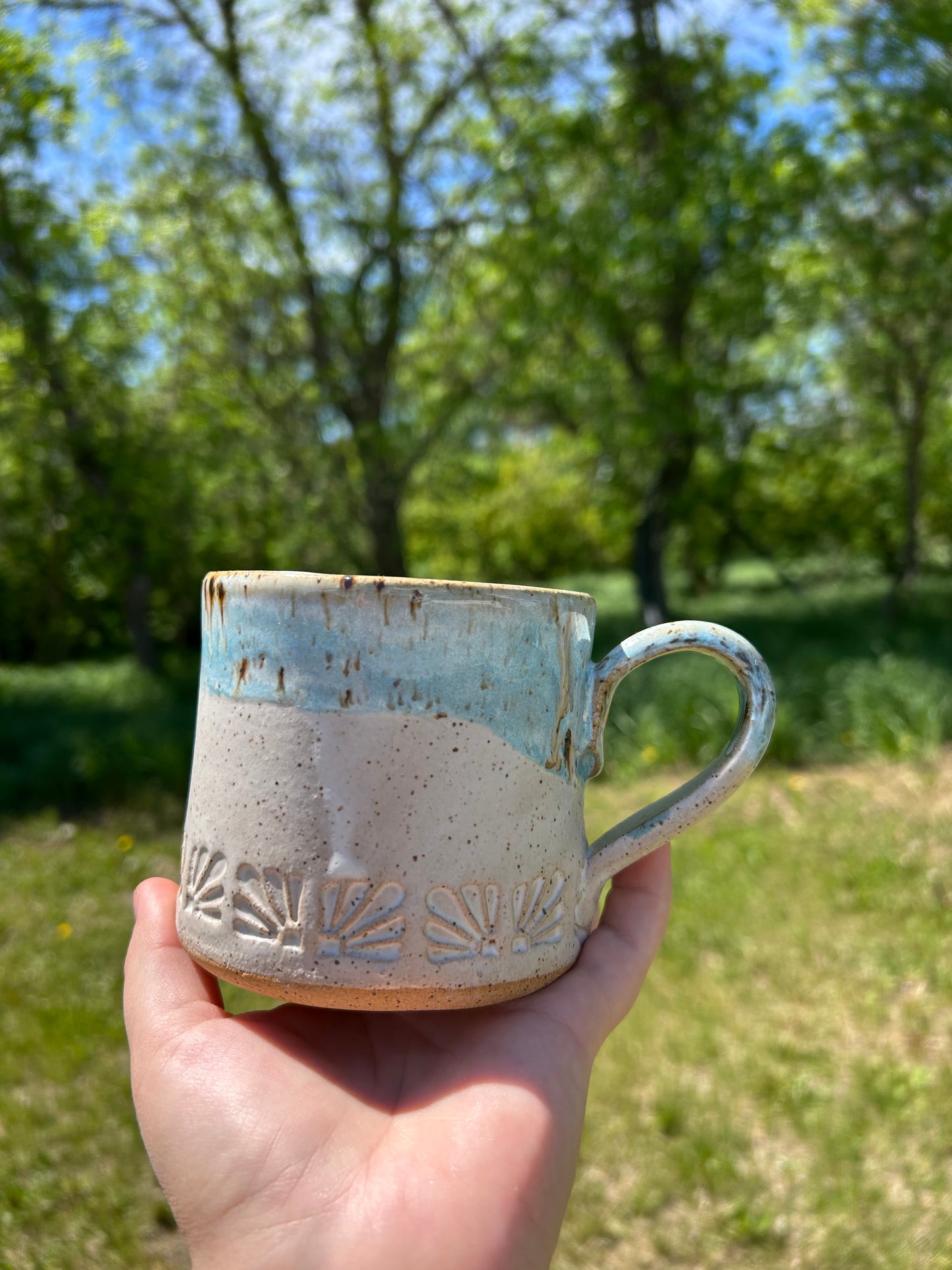 Stamped mug | Quail egg