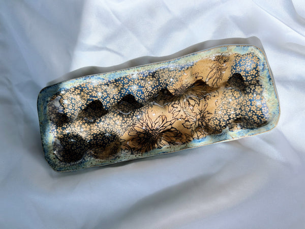 Dozen egg tray | floral