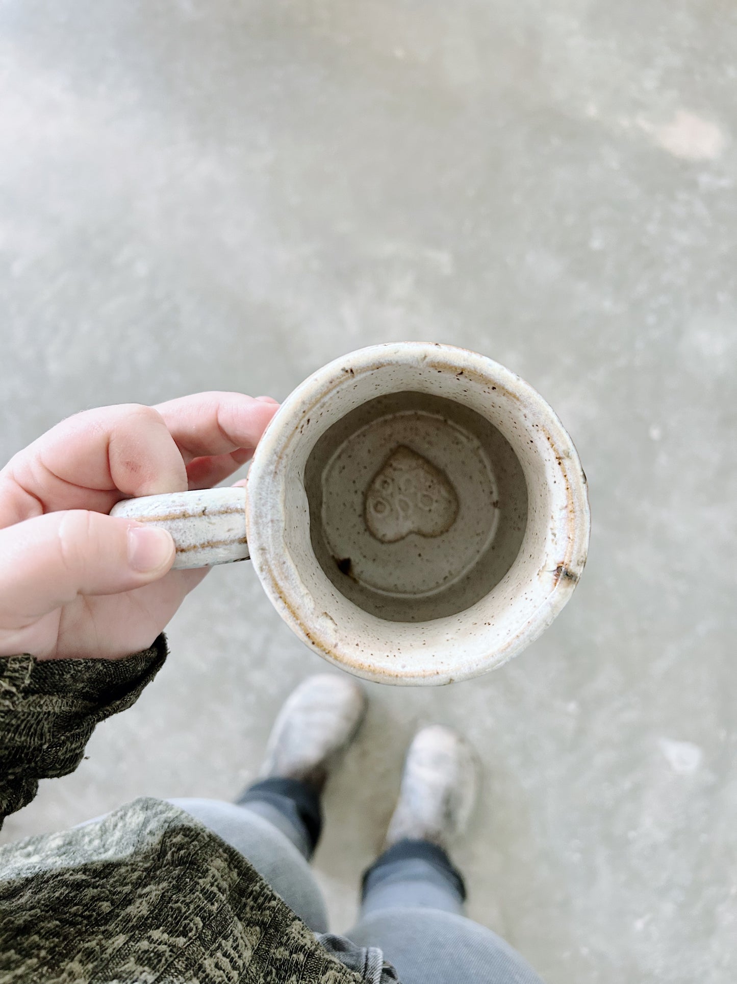 Large mug with heart |