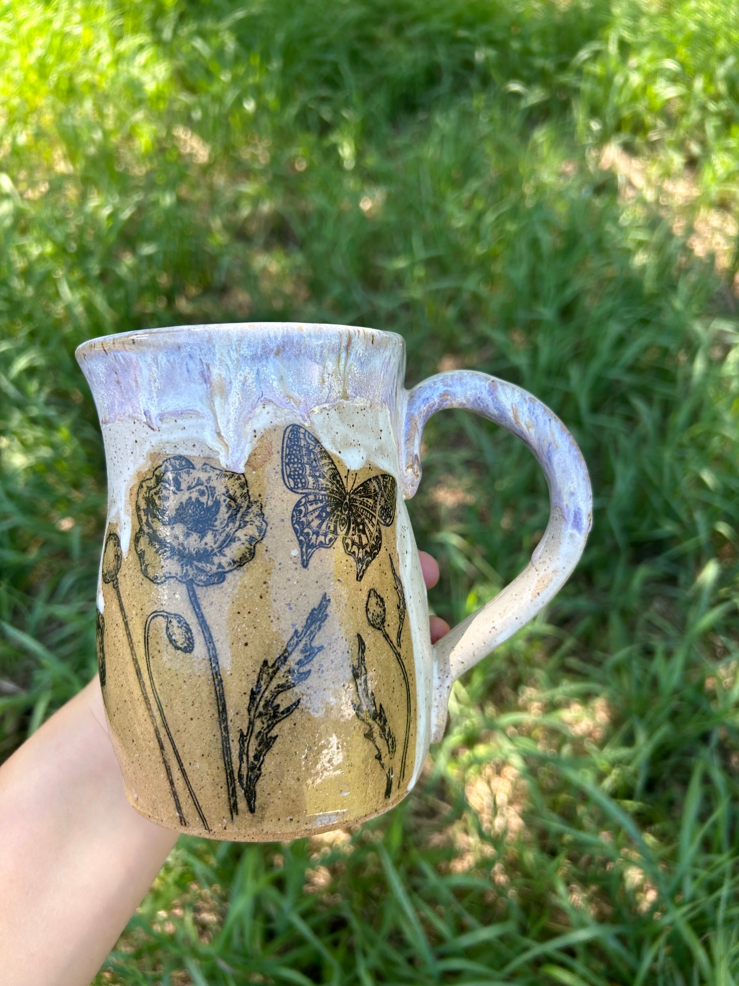 XL lavender mug
