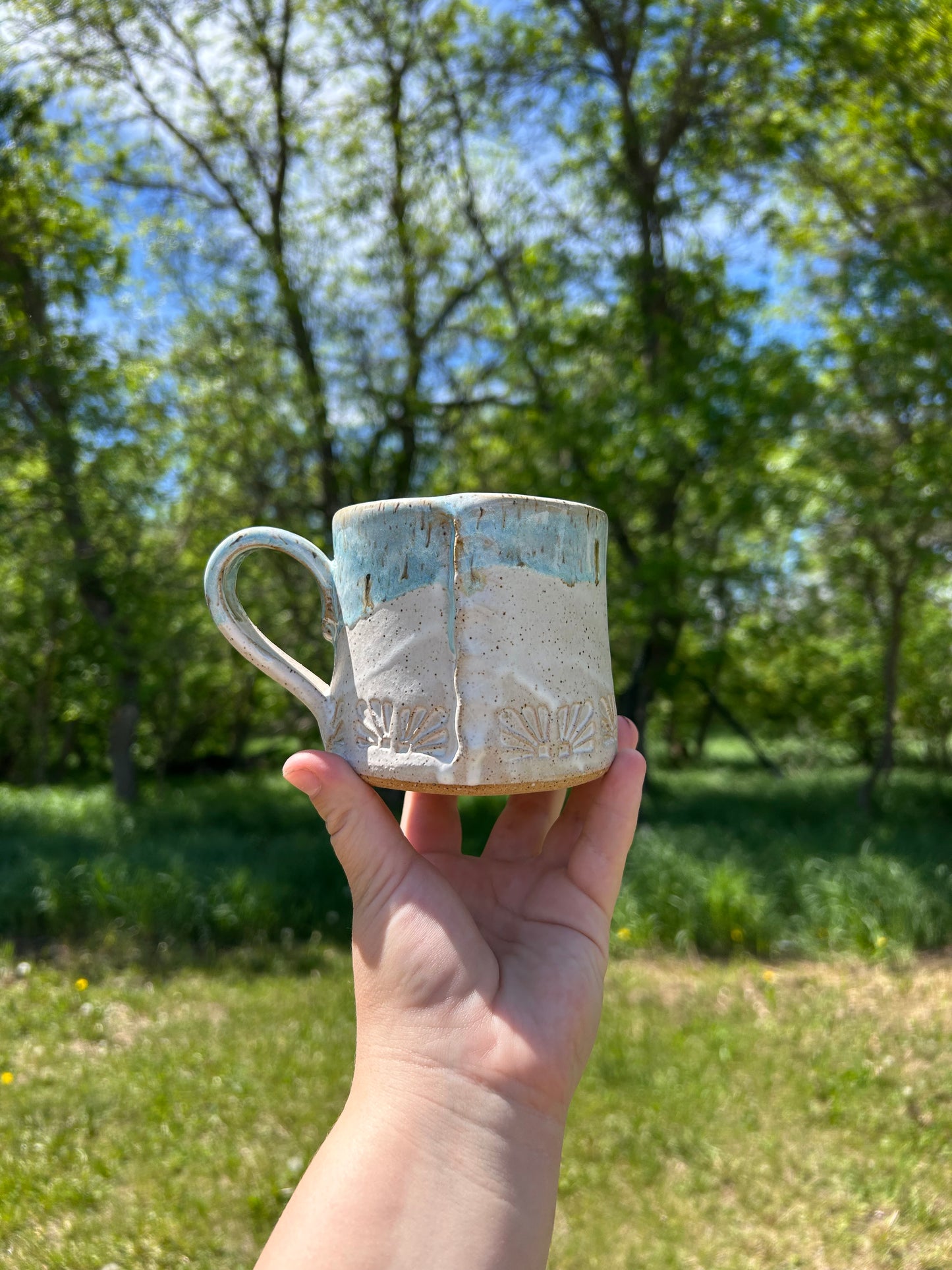 Stamped mug | Quail egg