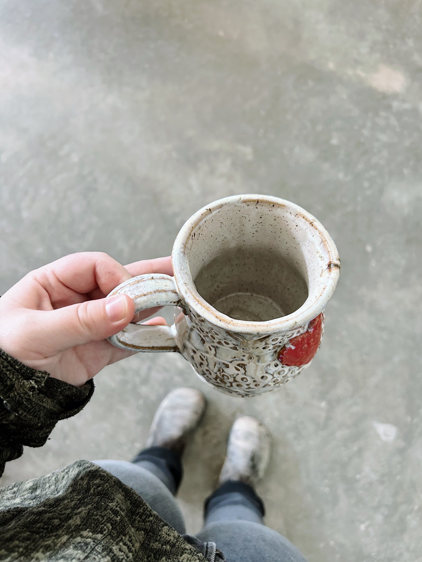 Large mug with heart |