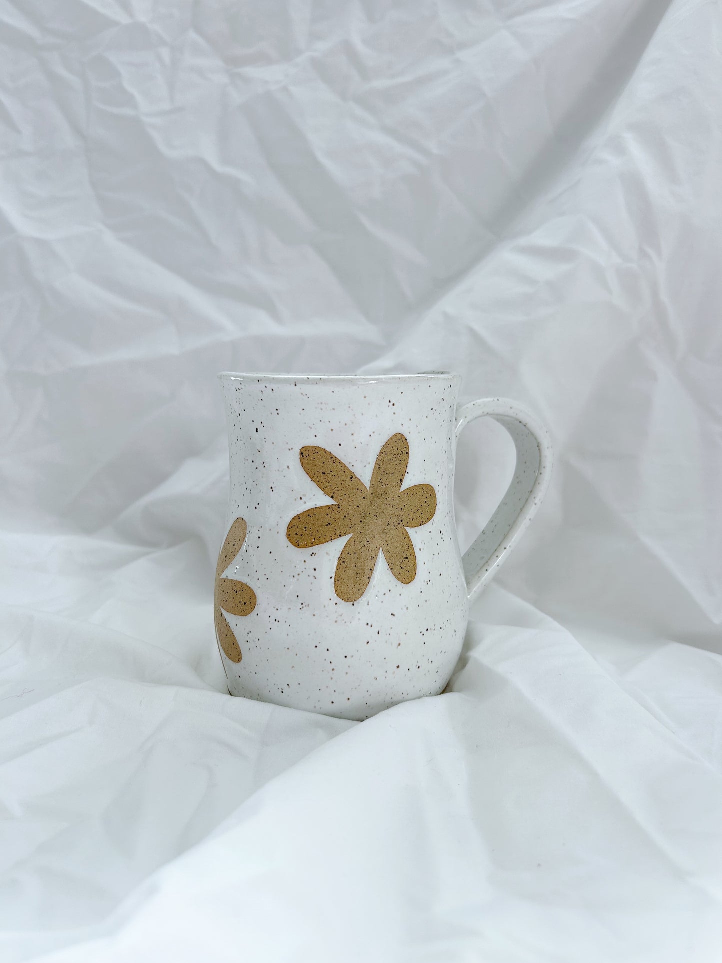 Simple floral mug