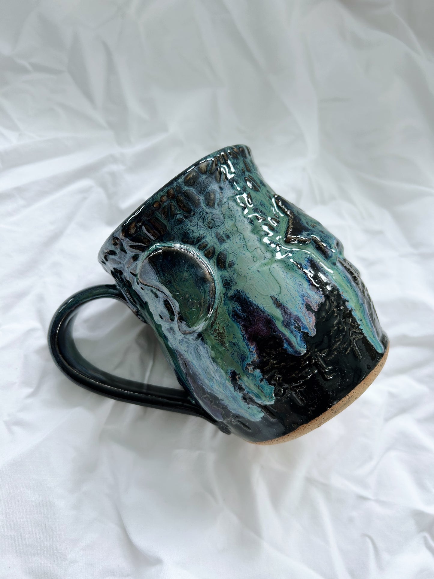 Large Moon and Stars Mug | Northern lights
