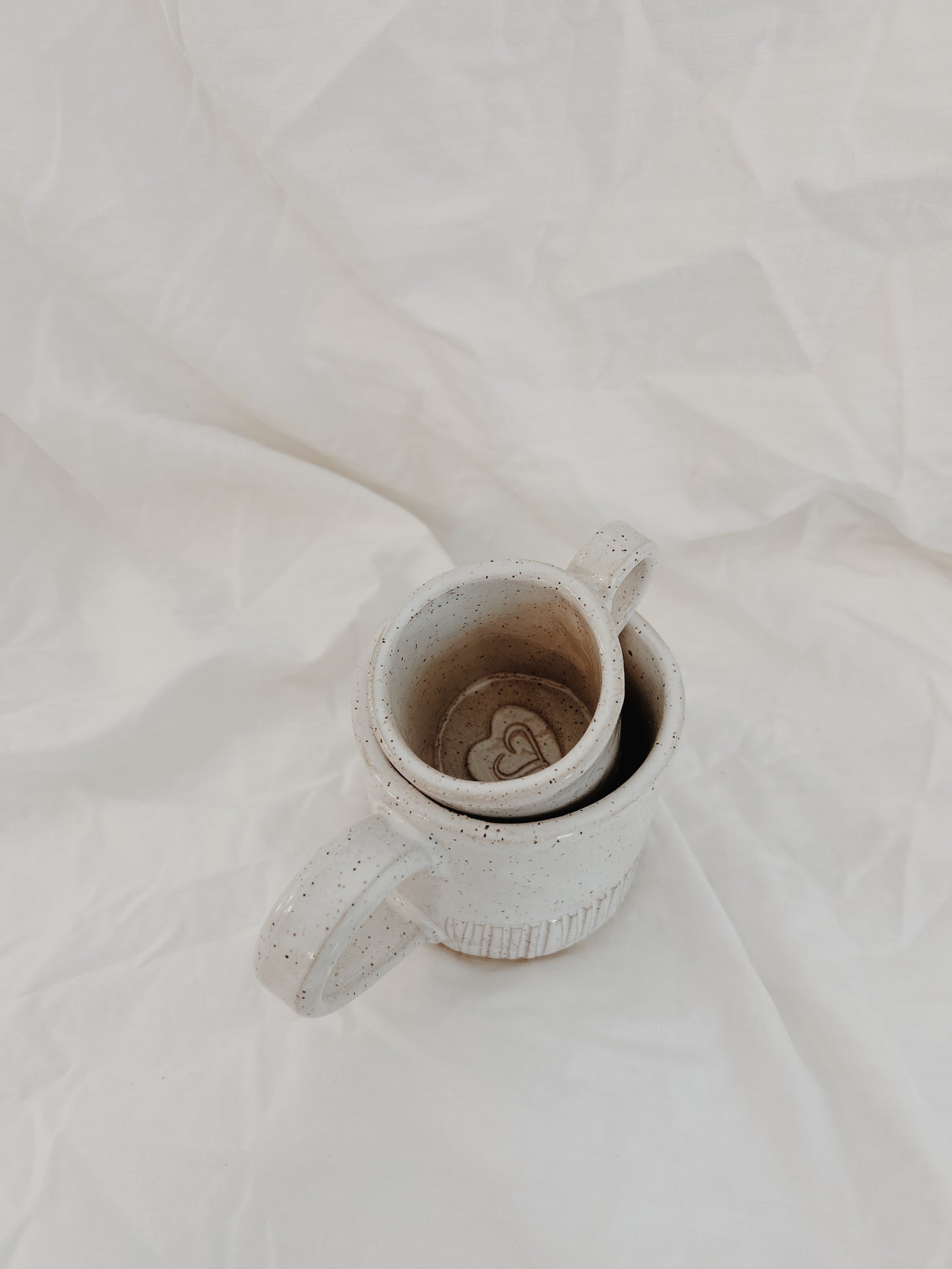 Carved mini mug