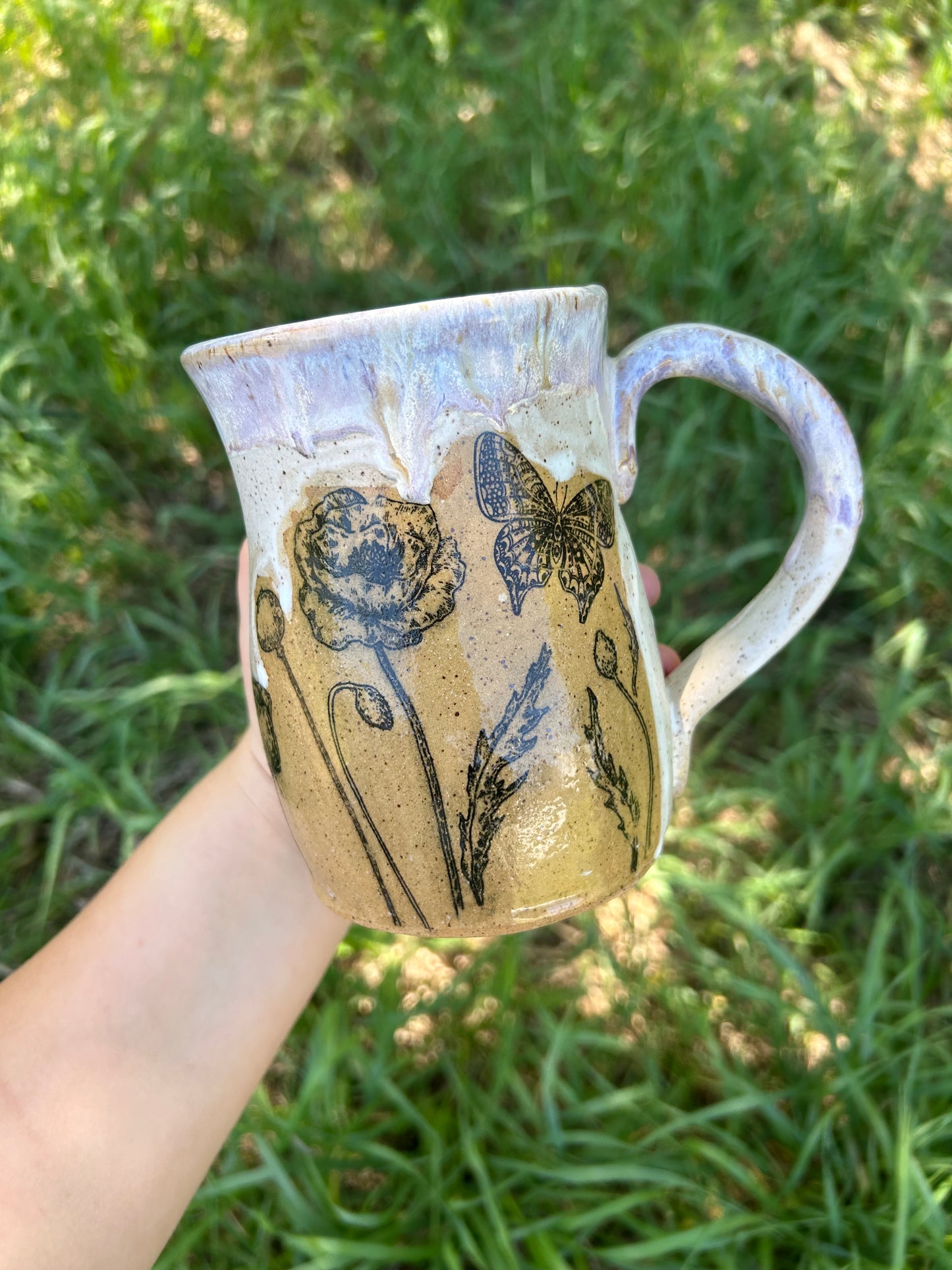 XL lavender mug