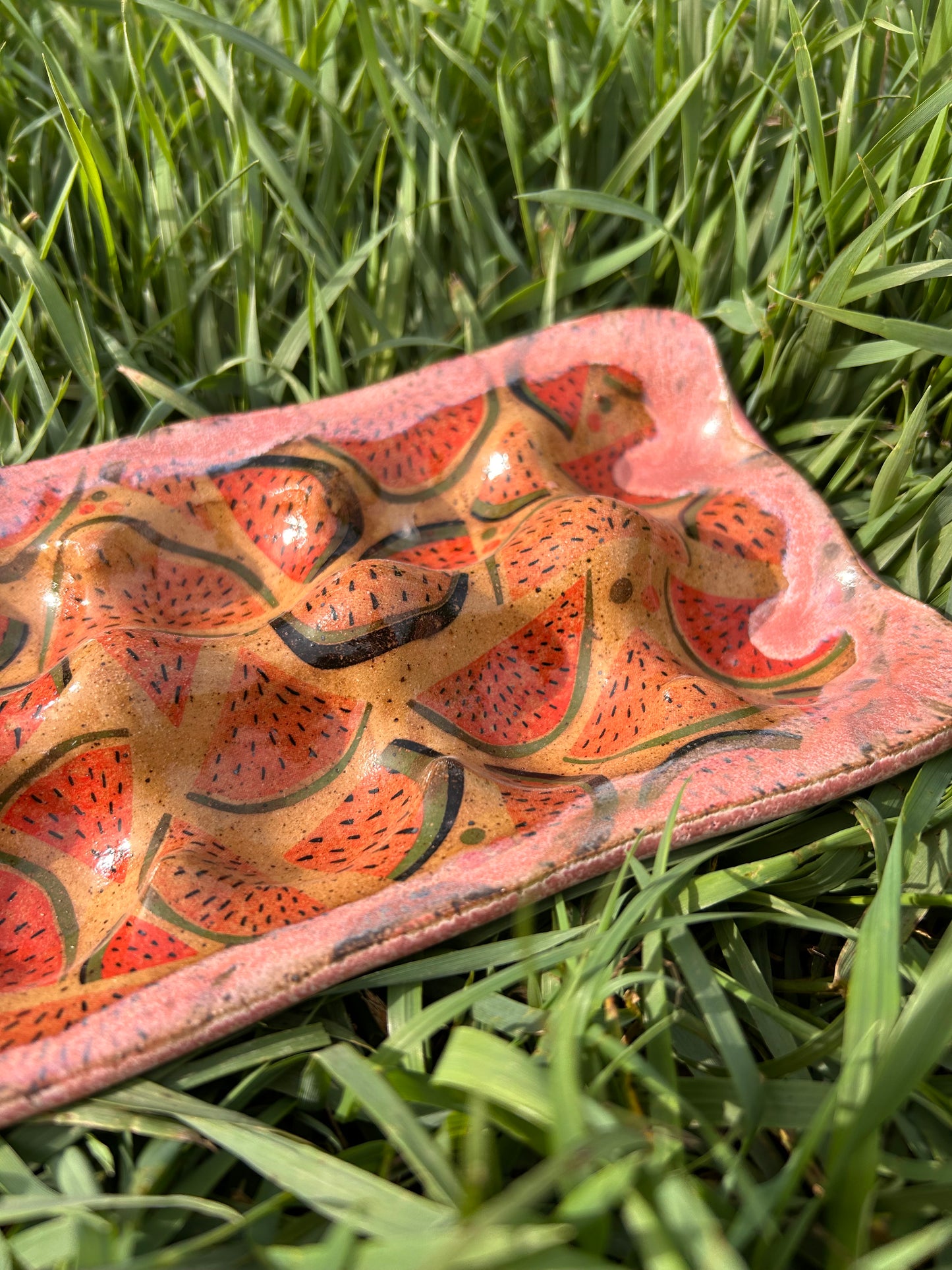 Watermelon egg tray