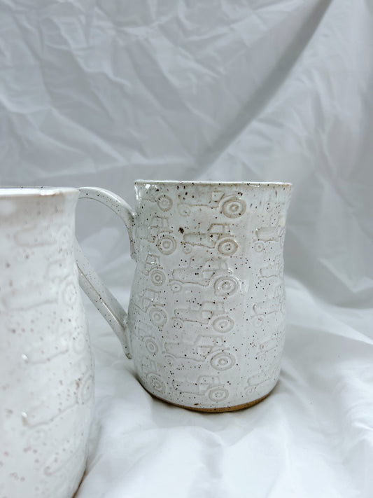 Large Tractor Mug | White