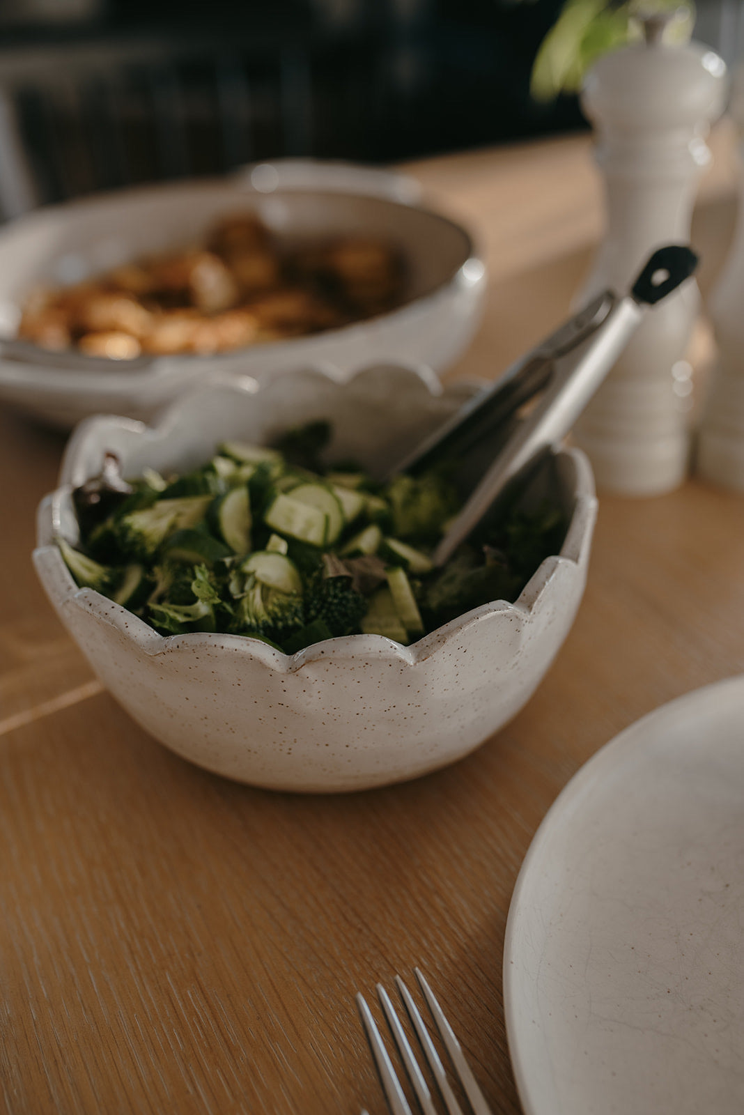 PREORDER - Nesting scalloped bowls