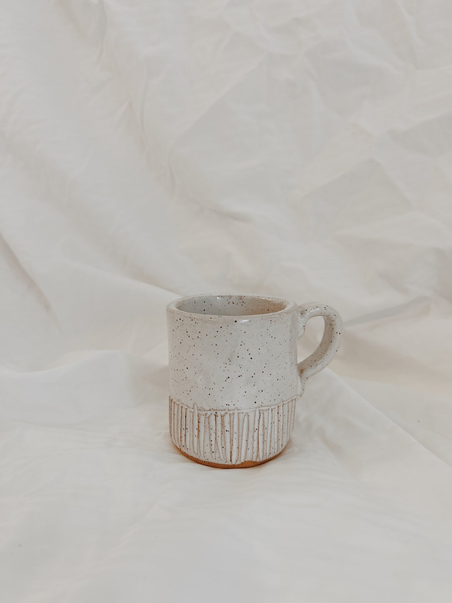 Carved mini mug