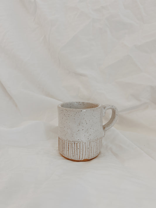 Carved mini mug