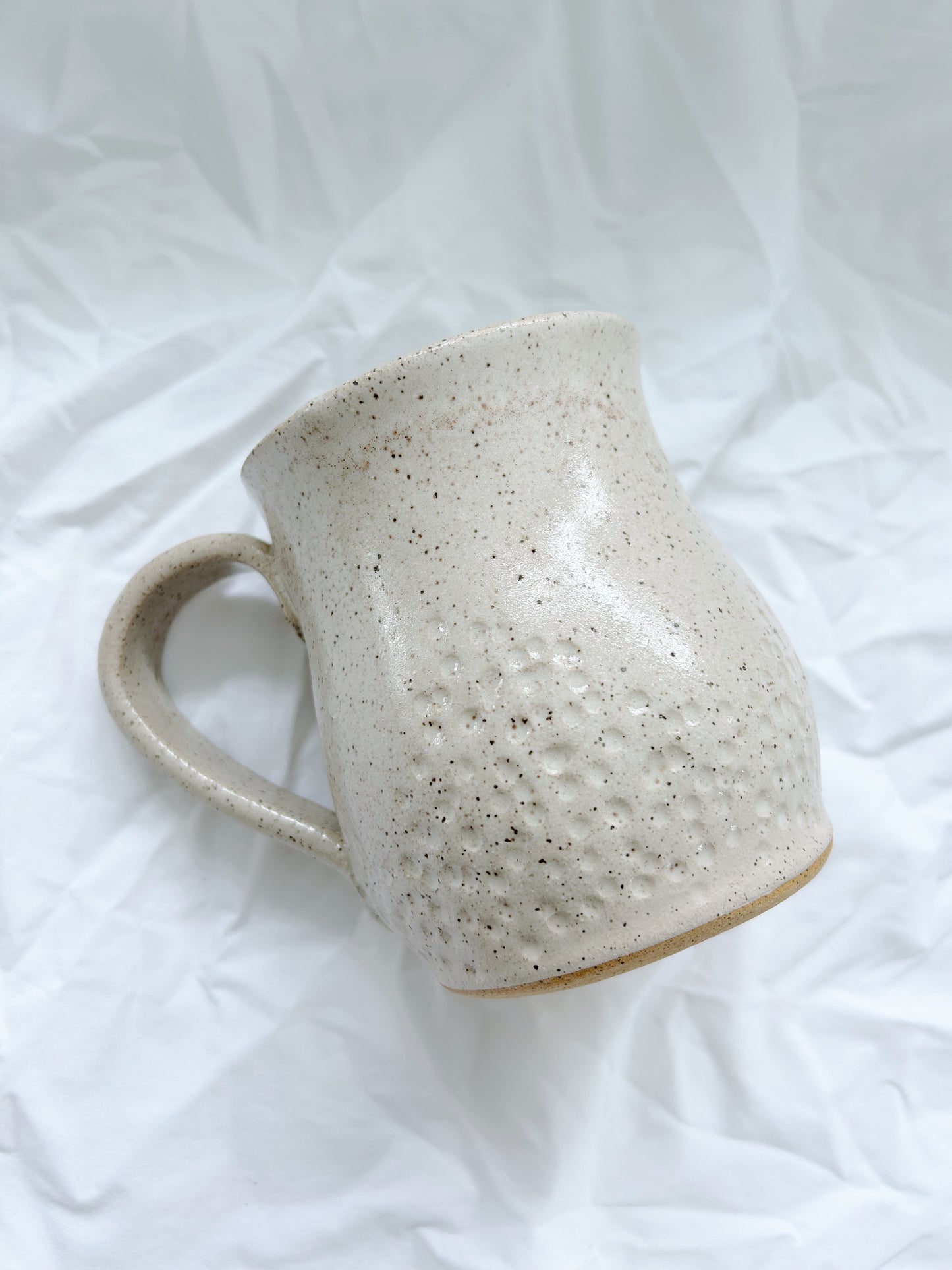Large Dotty Mug | Oatmeal