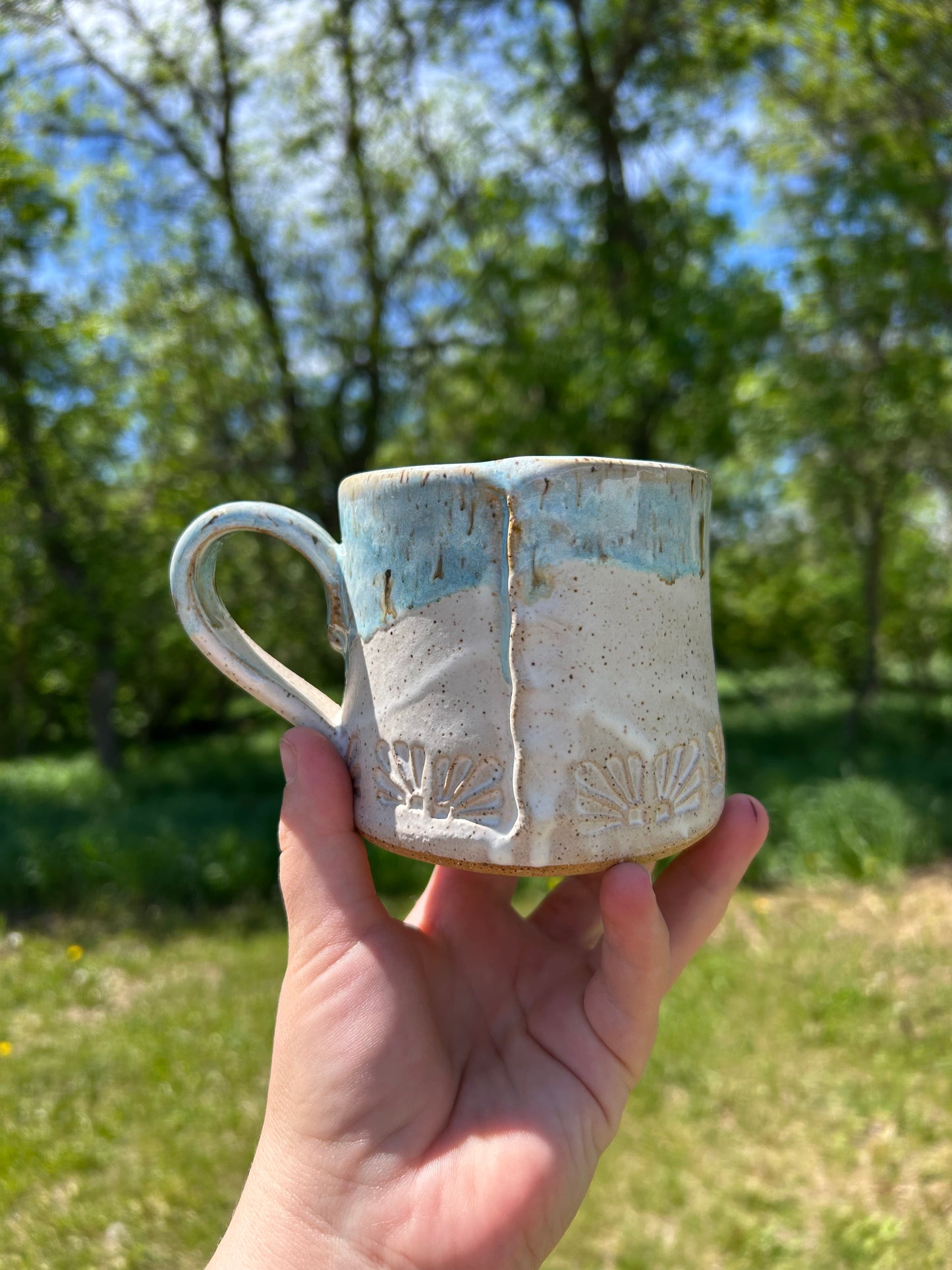 Stamped mug | Quail egg