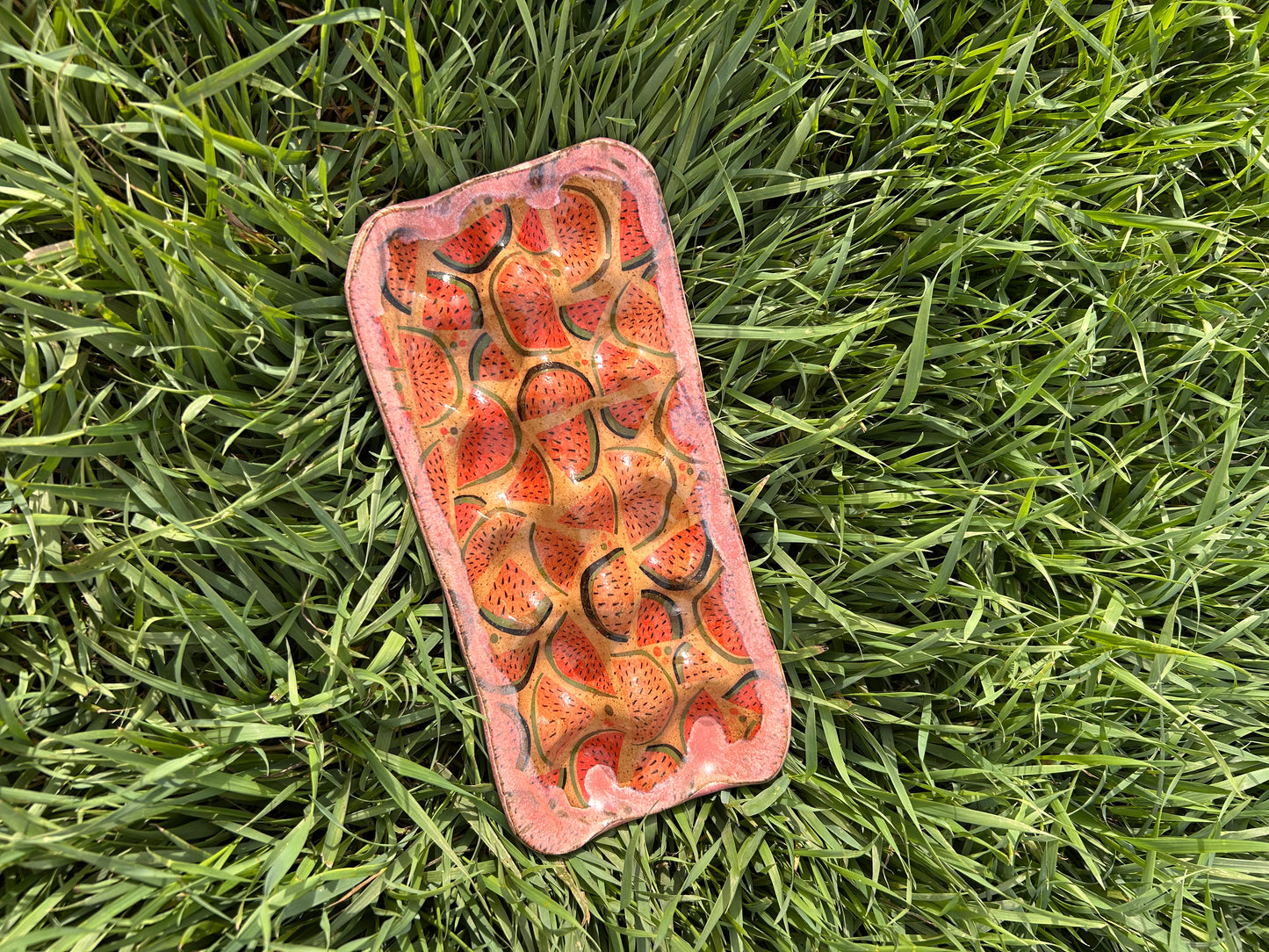 Watermelon egg tray
