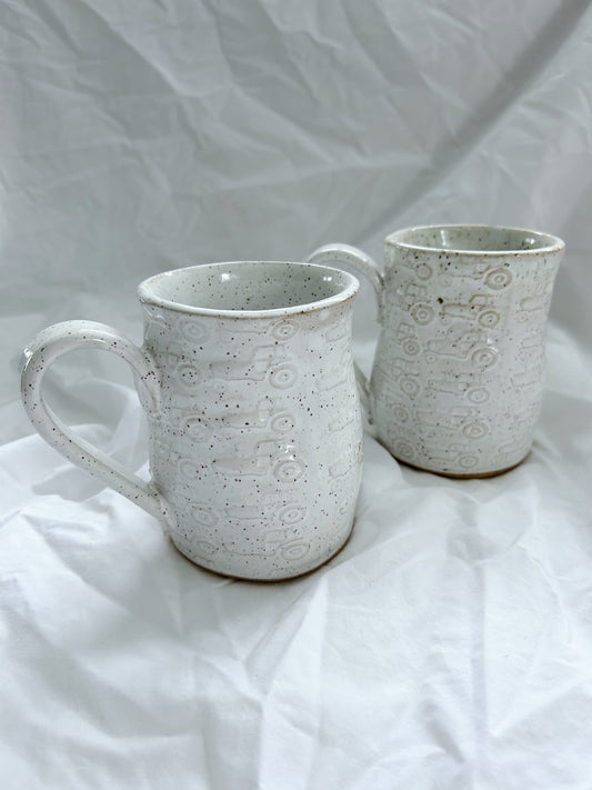 Large Tractor Mug | White