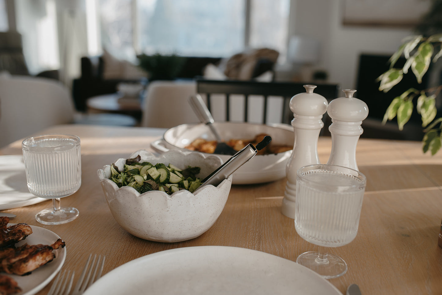 PREORDER - Nesting scalloped bowls