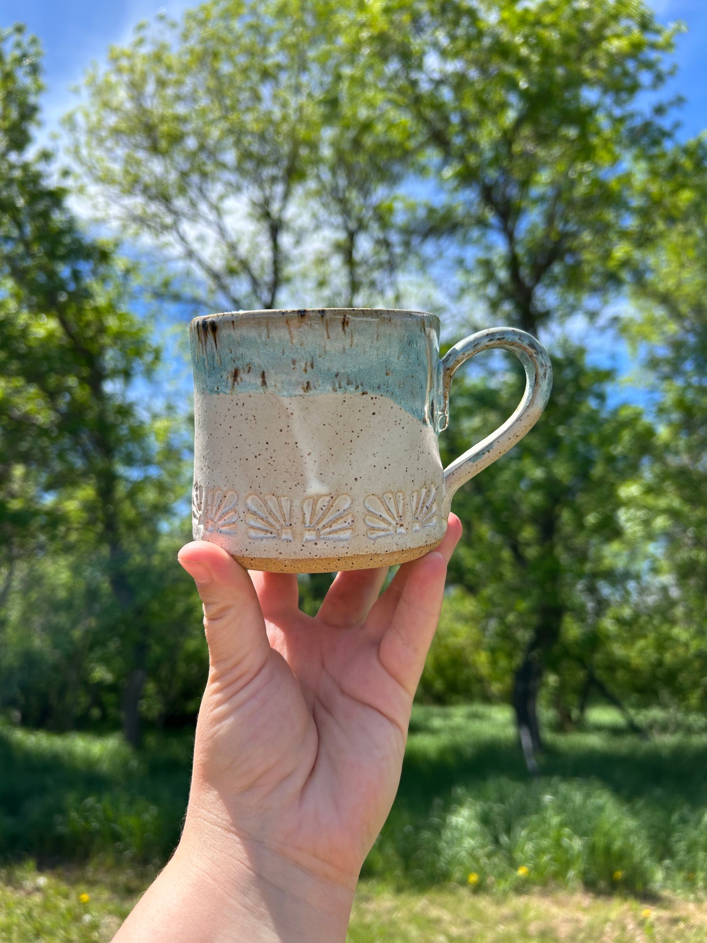 Stamped mug | Quail egg